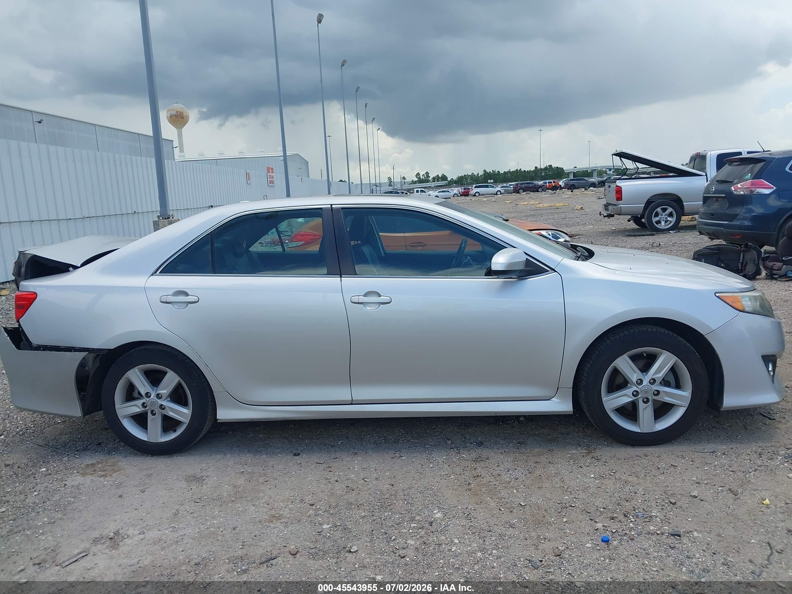 2012 Toyota Camry Se Серебряный vin: 4T1BF1FK6CU089362