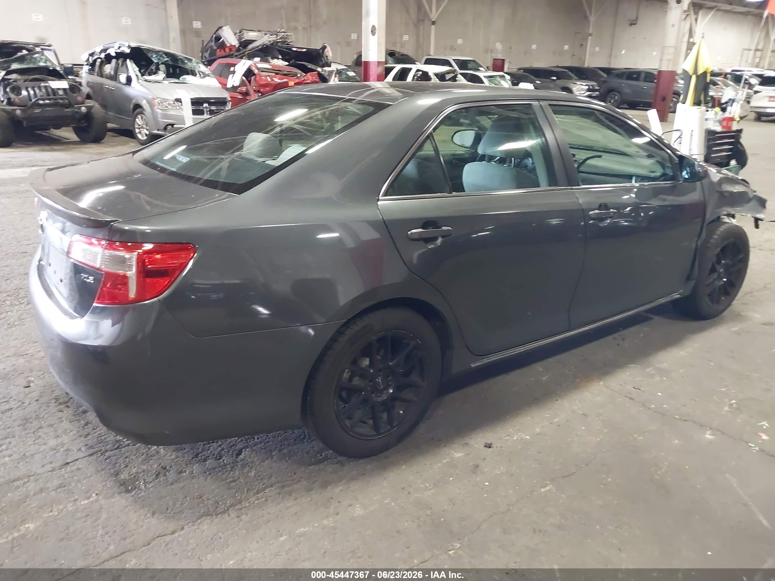 2012 Toyota Camry Xle Gray vin: 4T1BF1FK6CU092455