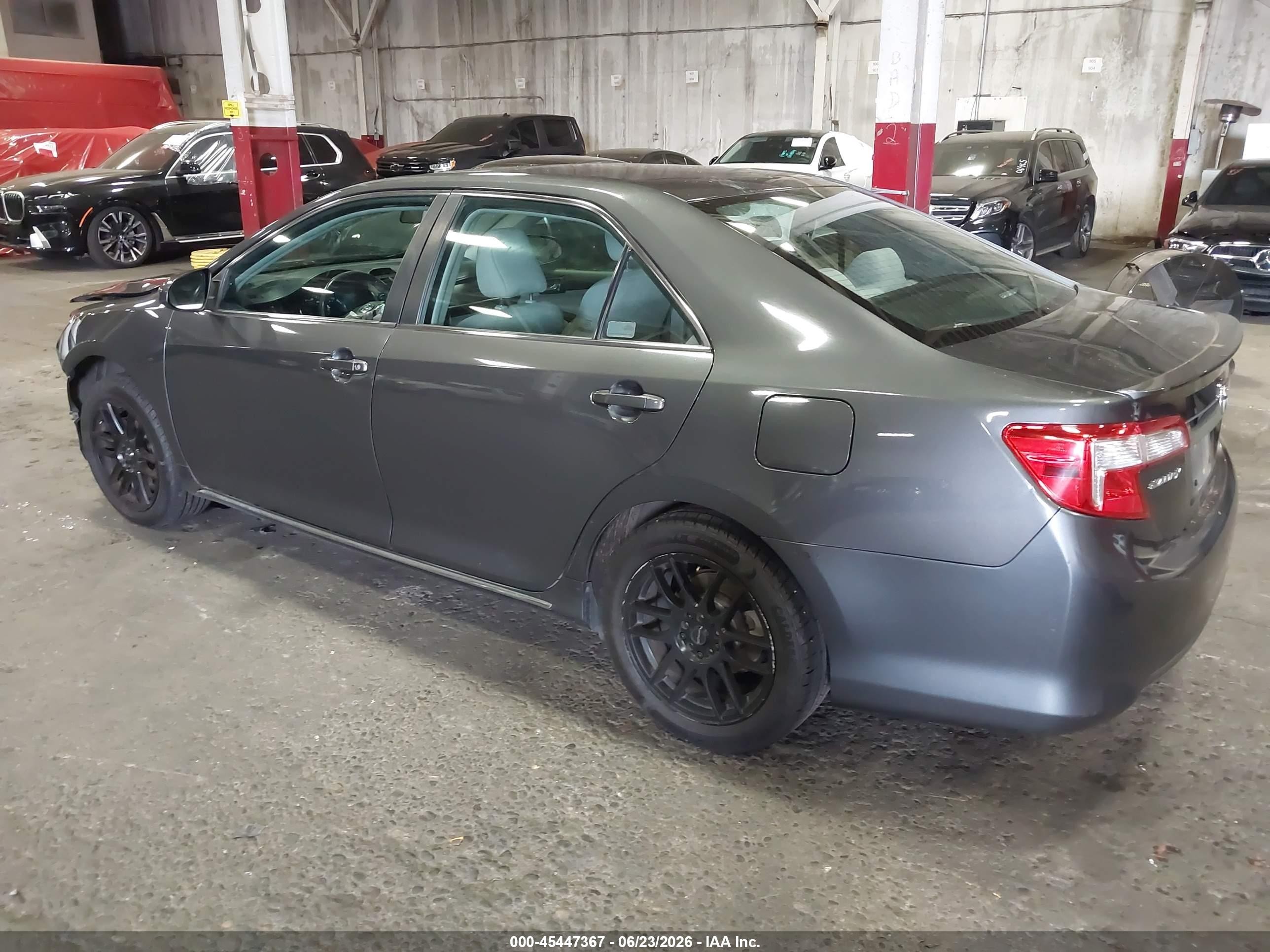 2012 Toyota Camry Xle Gray vin: 4T1BF1FK6CU092455