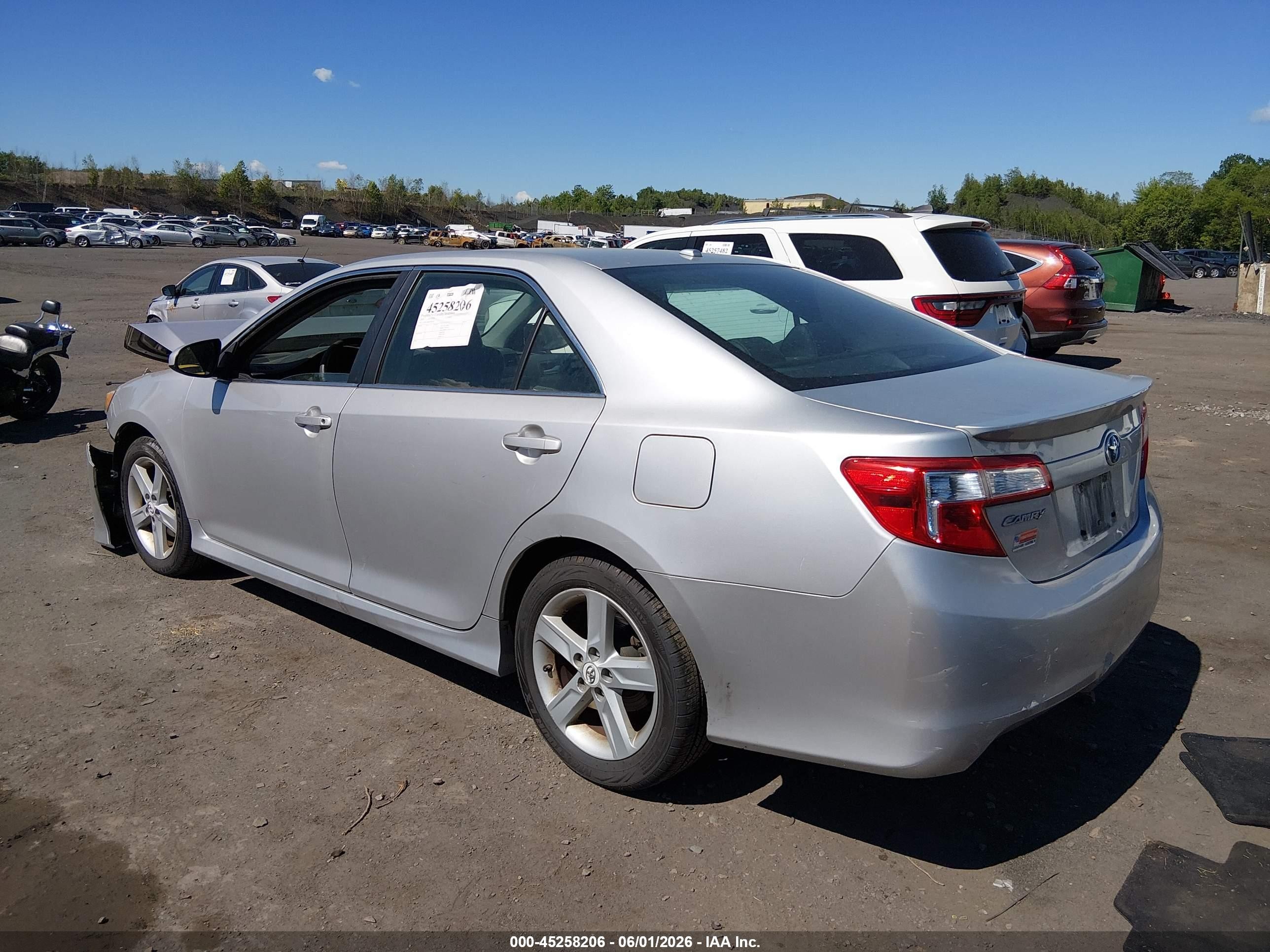 2012 Toyota Camry Se Серебряный vin: 4T1BF1FK6CU106547