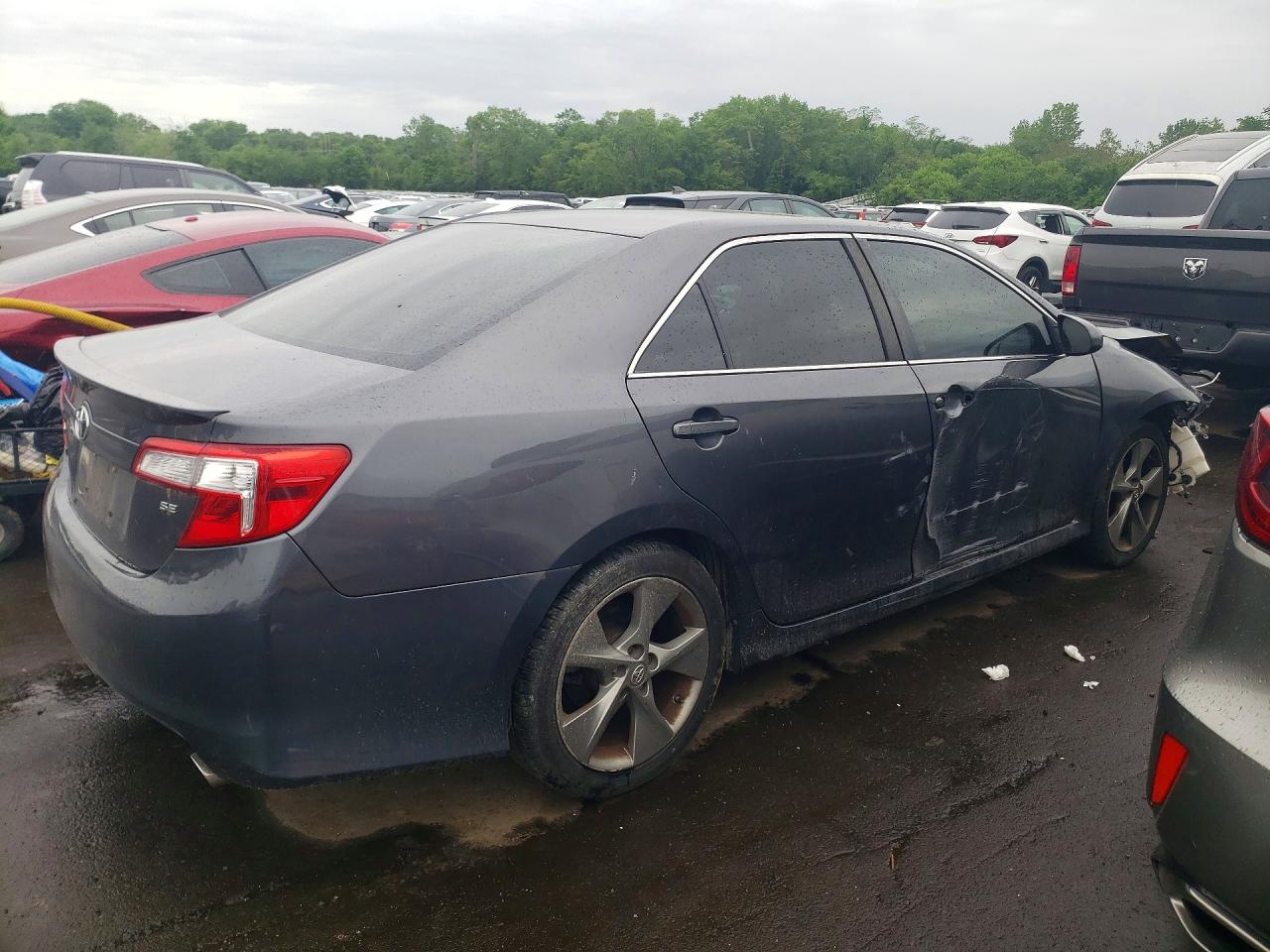 2012 Toyota Camry Se Gray vin: 4T1BF1FK6CU109951