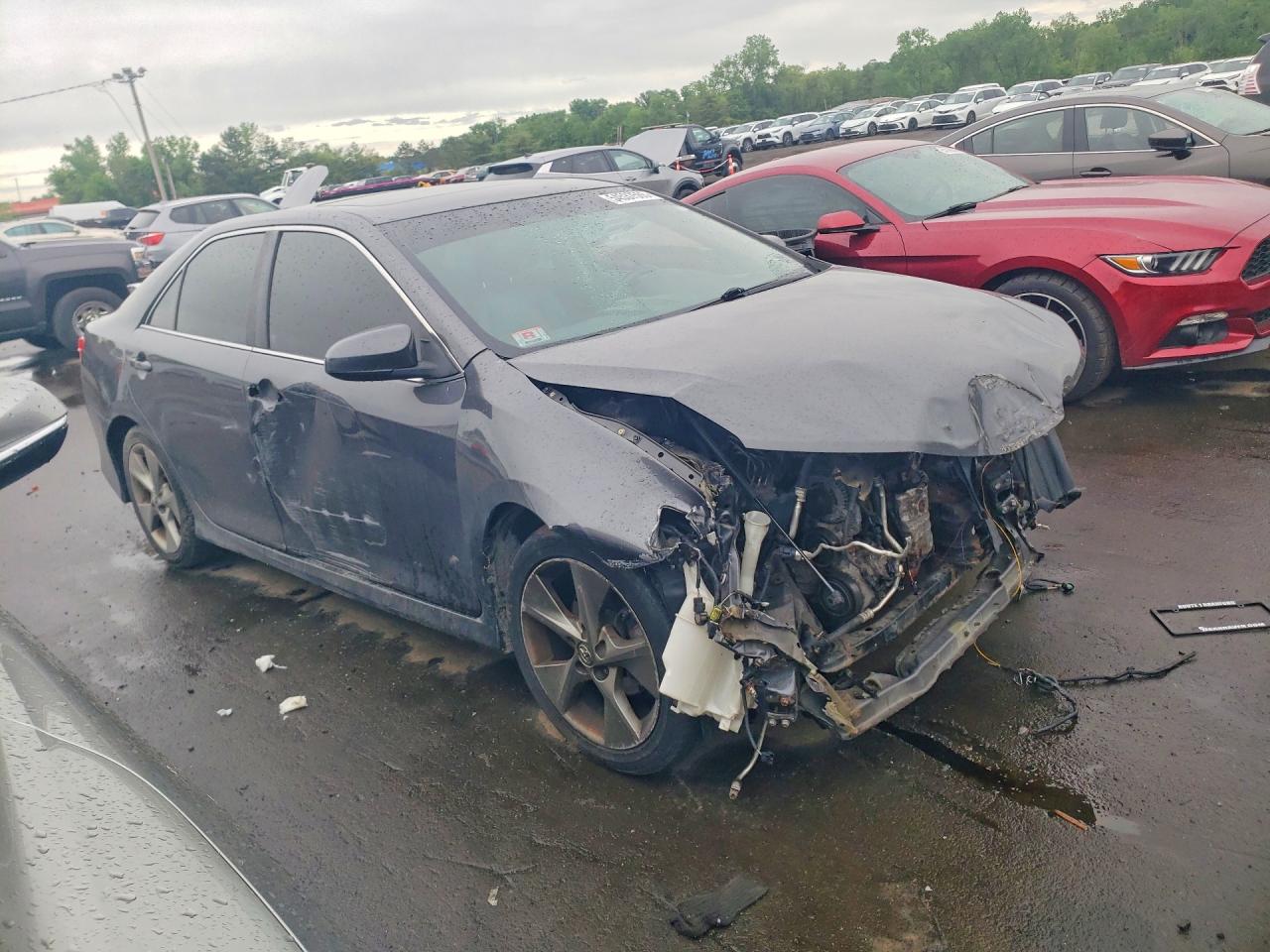 2012 Toyota Camry Se Gray vin: 4T1BF1FK6CU109951
