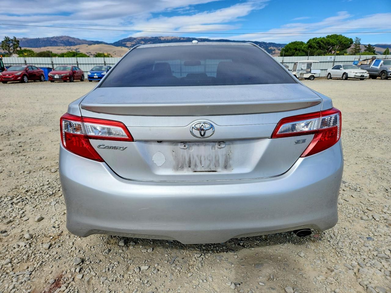 2012 Toyota Camry Se Silver vin: 4T1BF1FK6CU119413