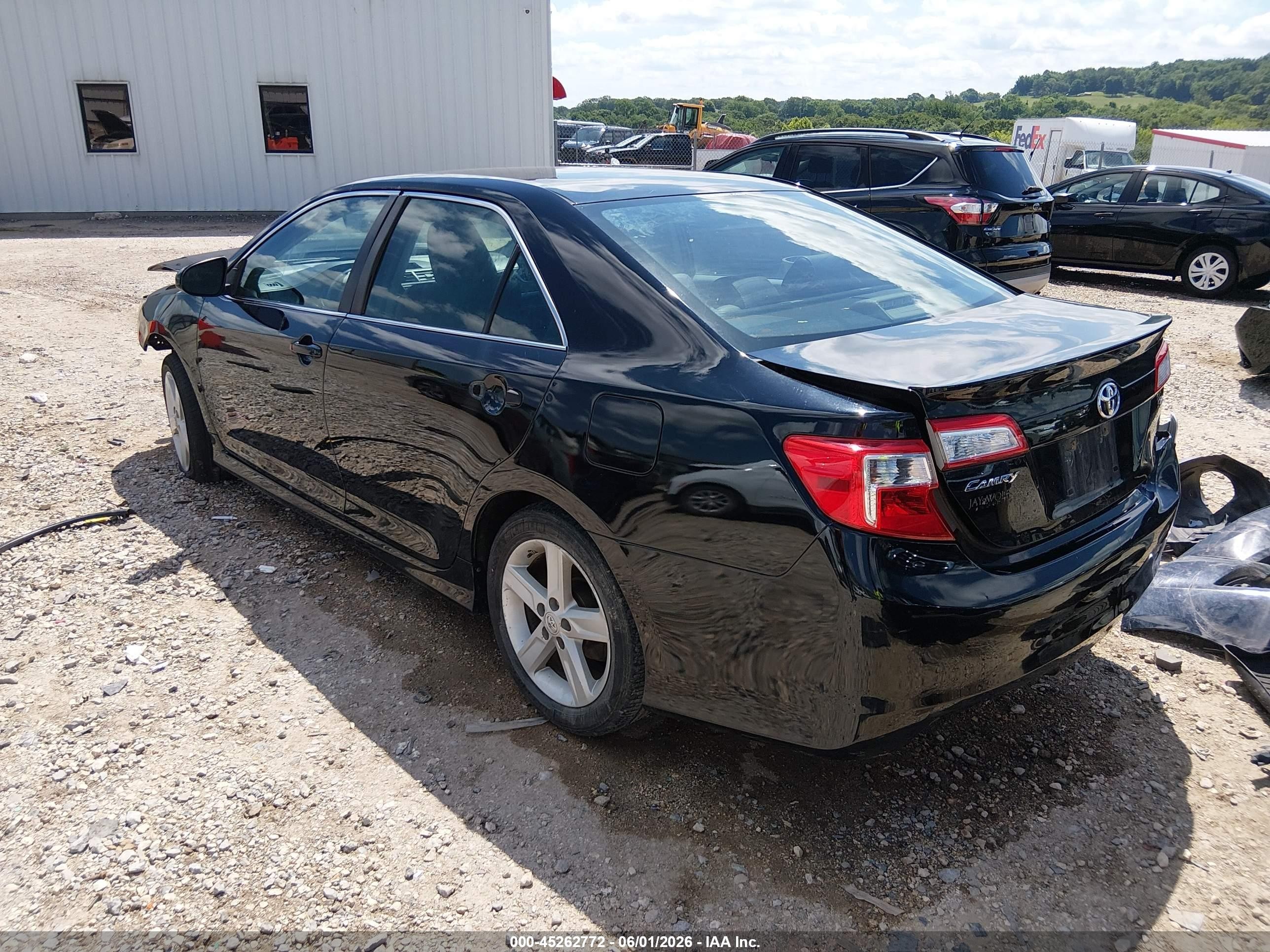 2012 Toyota Camry Se Black vin: 4T1BF1FK6CU123624