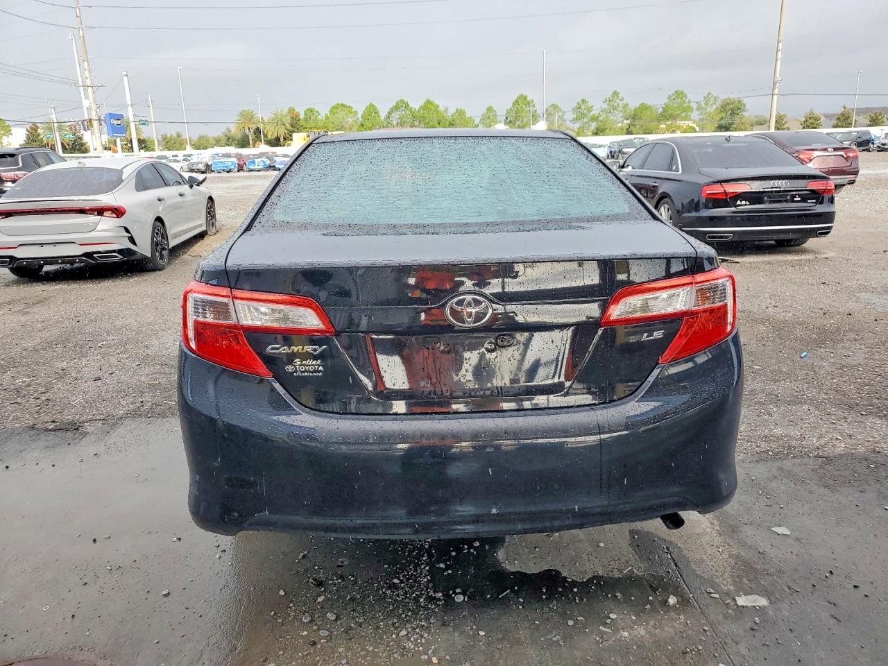 2012 Toyota Camry Le Black vin: 4T1BF1FK6CU124823