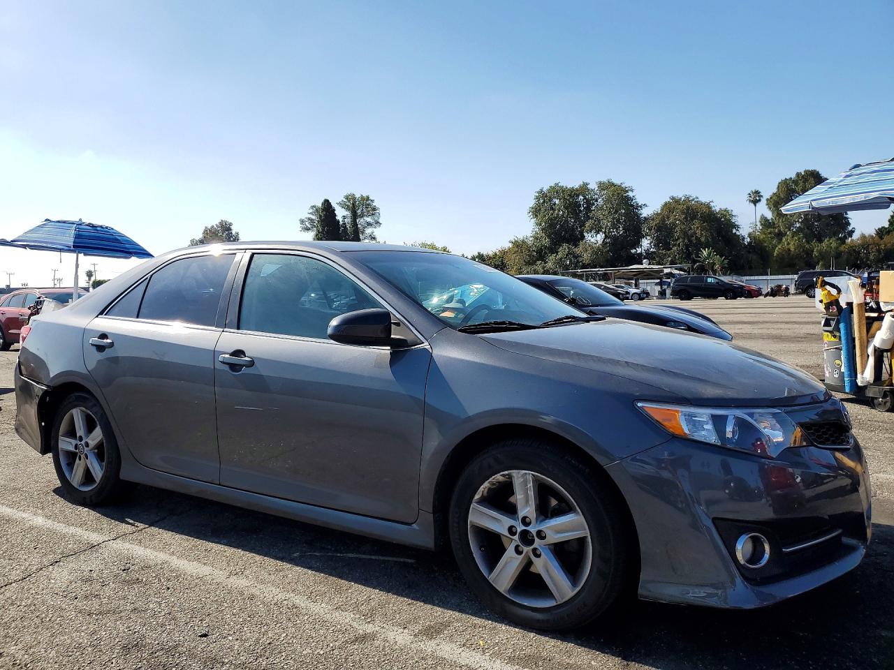 2012 Toyota Camry Se Серый vin: 4T1BF1FK6CU135966