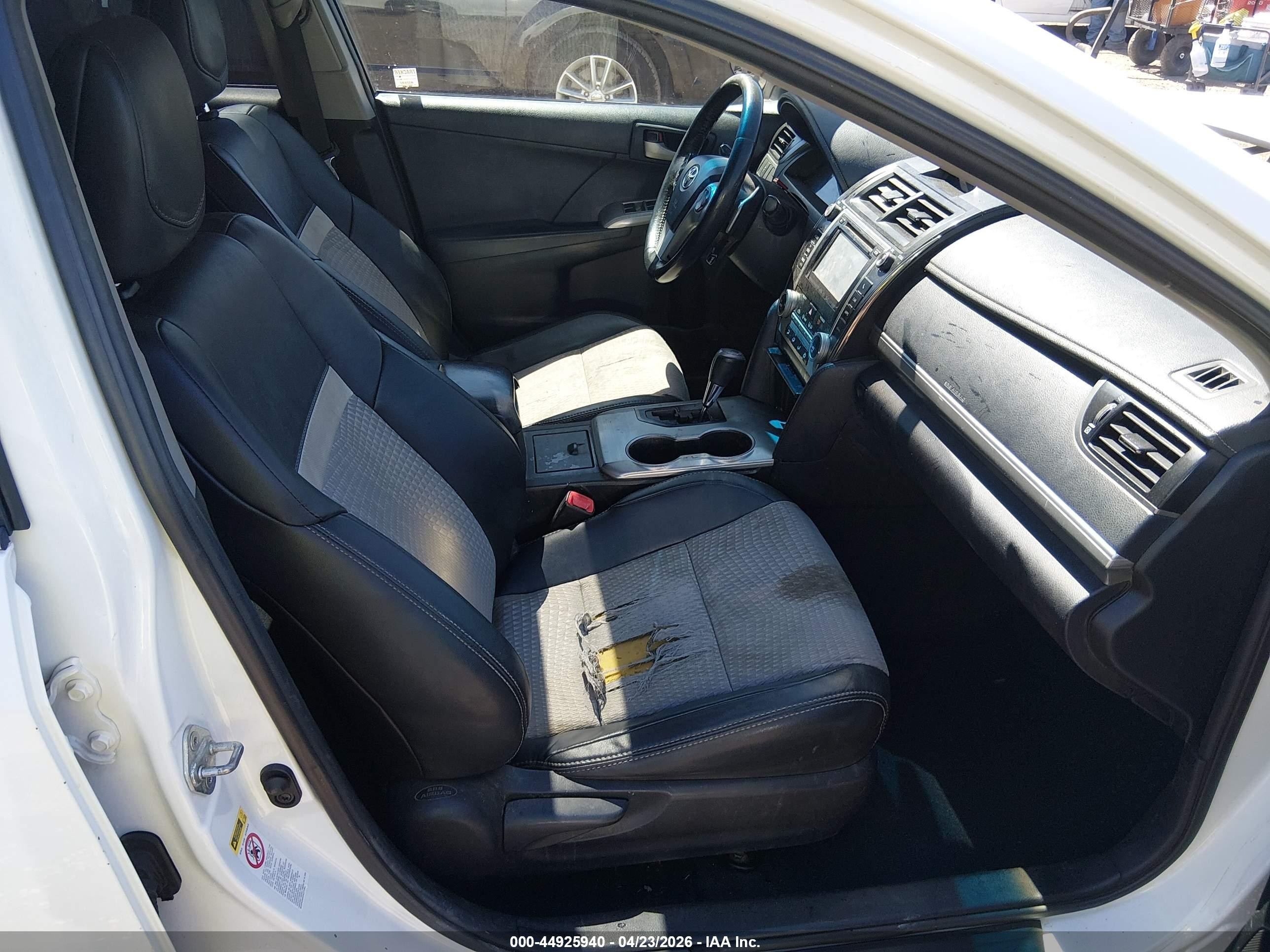 2012 Toyota Camry Se White vin: 4T1BF1FK6CU142996