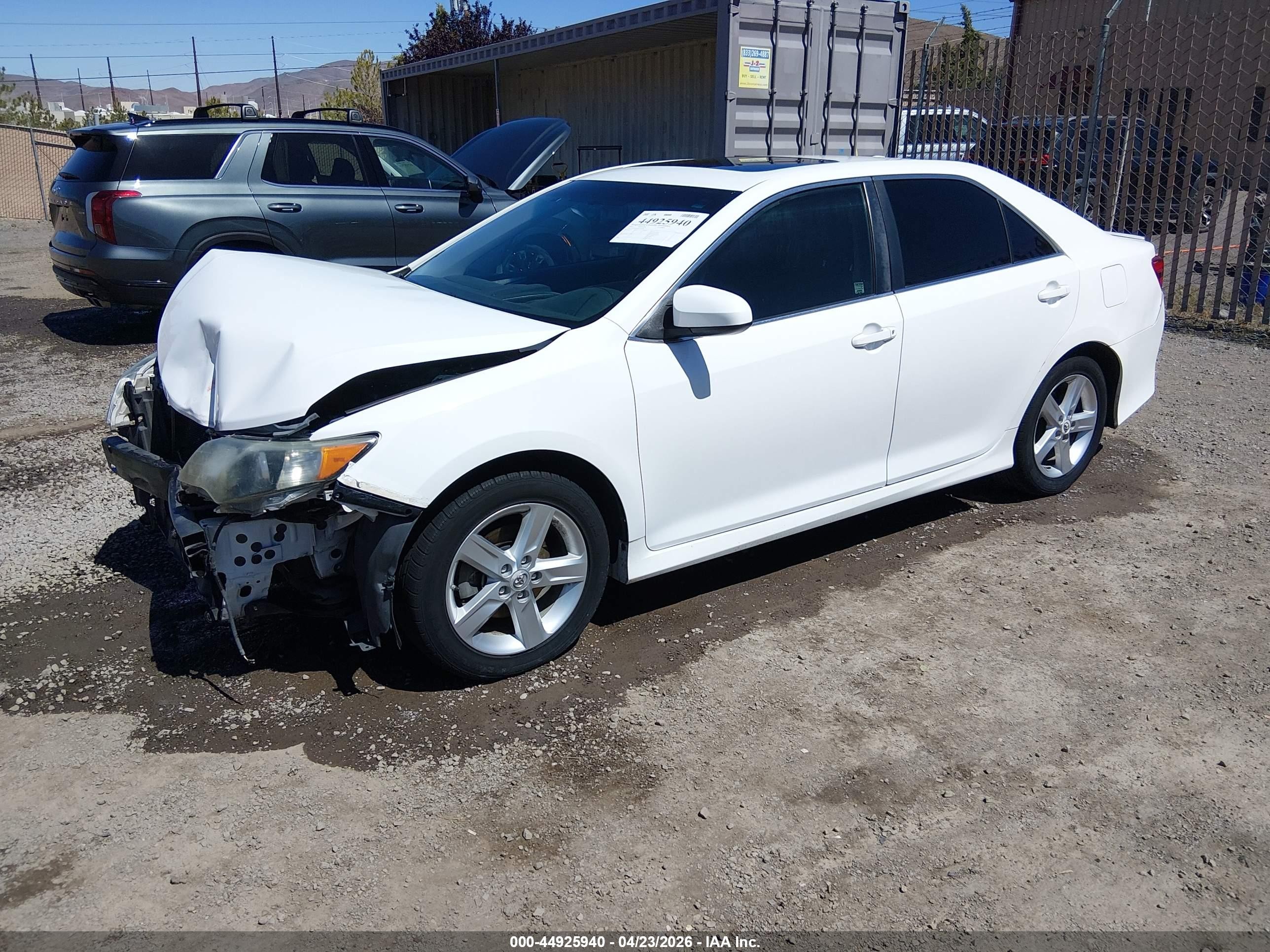 2012 Toyota Camry Se White vin: 4T1BF1FK6CU142996