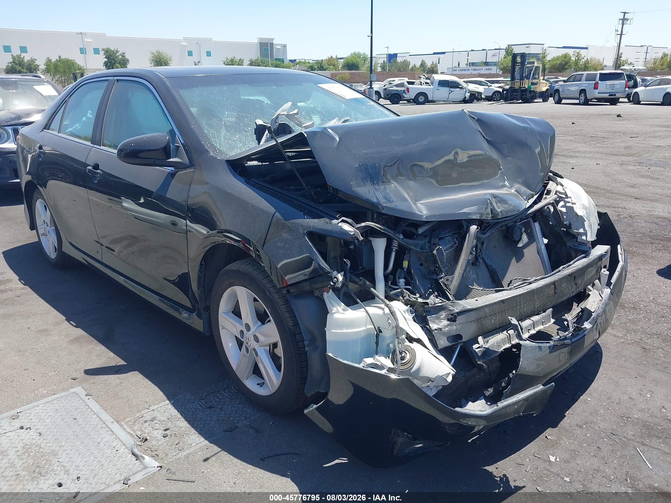 2012 Toyota Camry Se Black vin: 4T1BF1FK6CU153528
