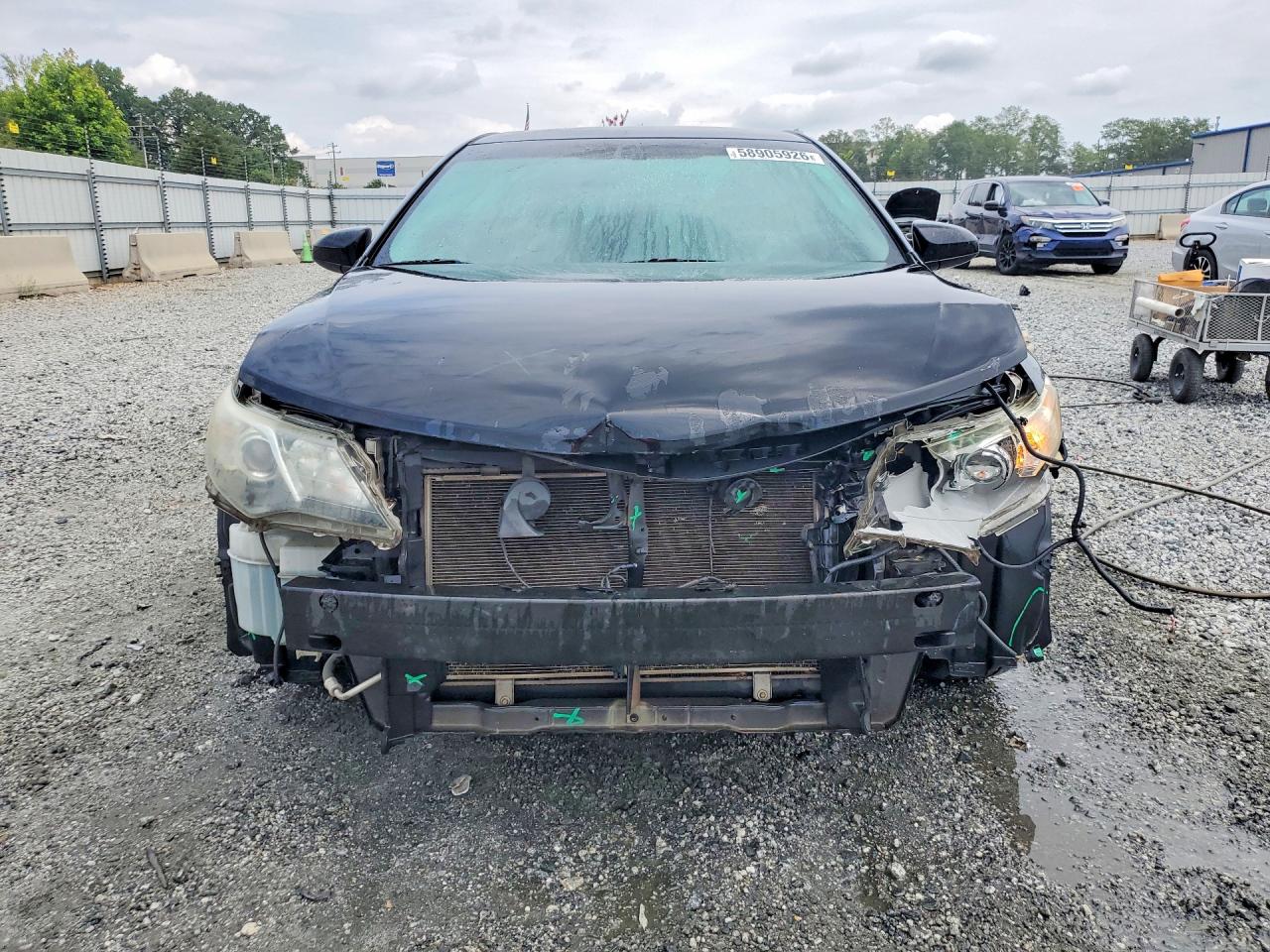 2012 Toyota Camry Se Black vin: 4T1BF1FK6CU163508