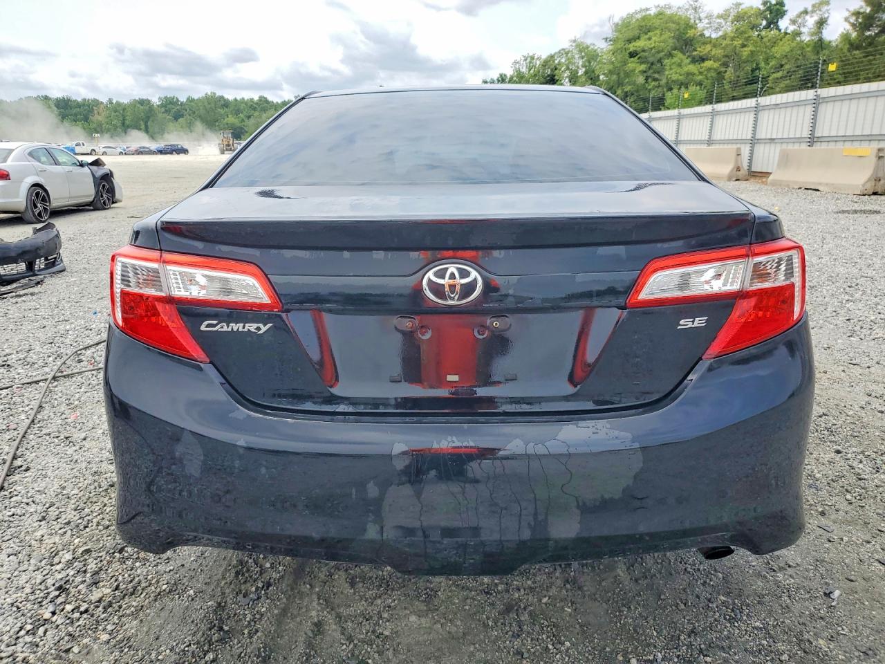 2012 Toyota Camry Se Black vin: 4T1BF1FK6CU163508