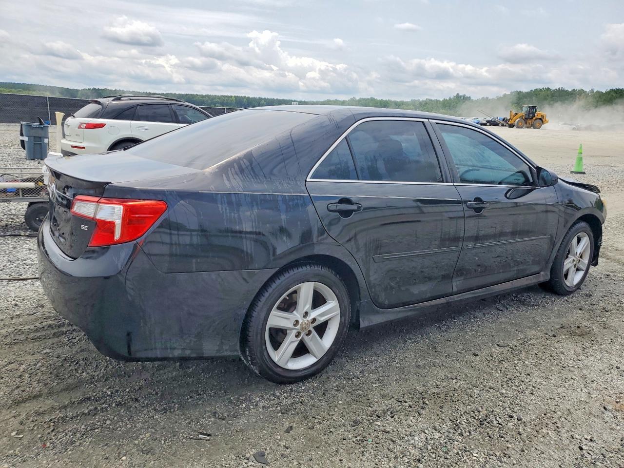 2012 Toyota Camry Se Black vin: 4T1BF1FK6CU163508