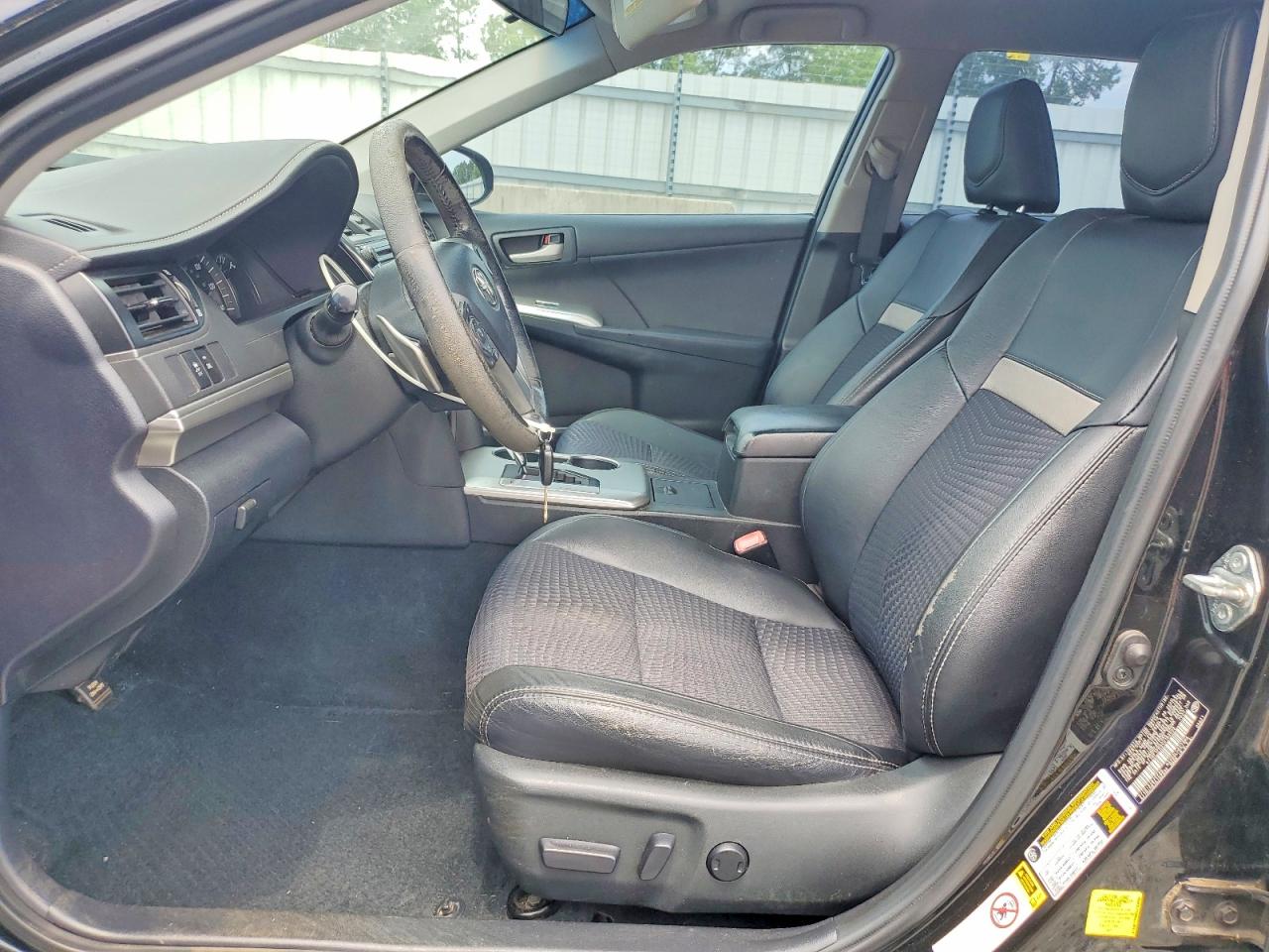 2012 Toyota Camry Se Black vin: 4T1BF1FK6CU163508