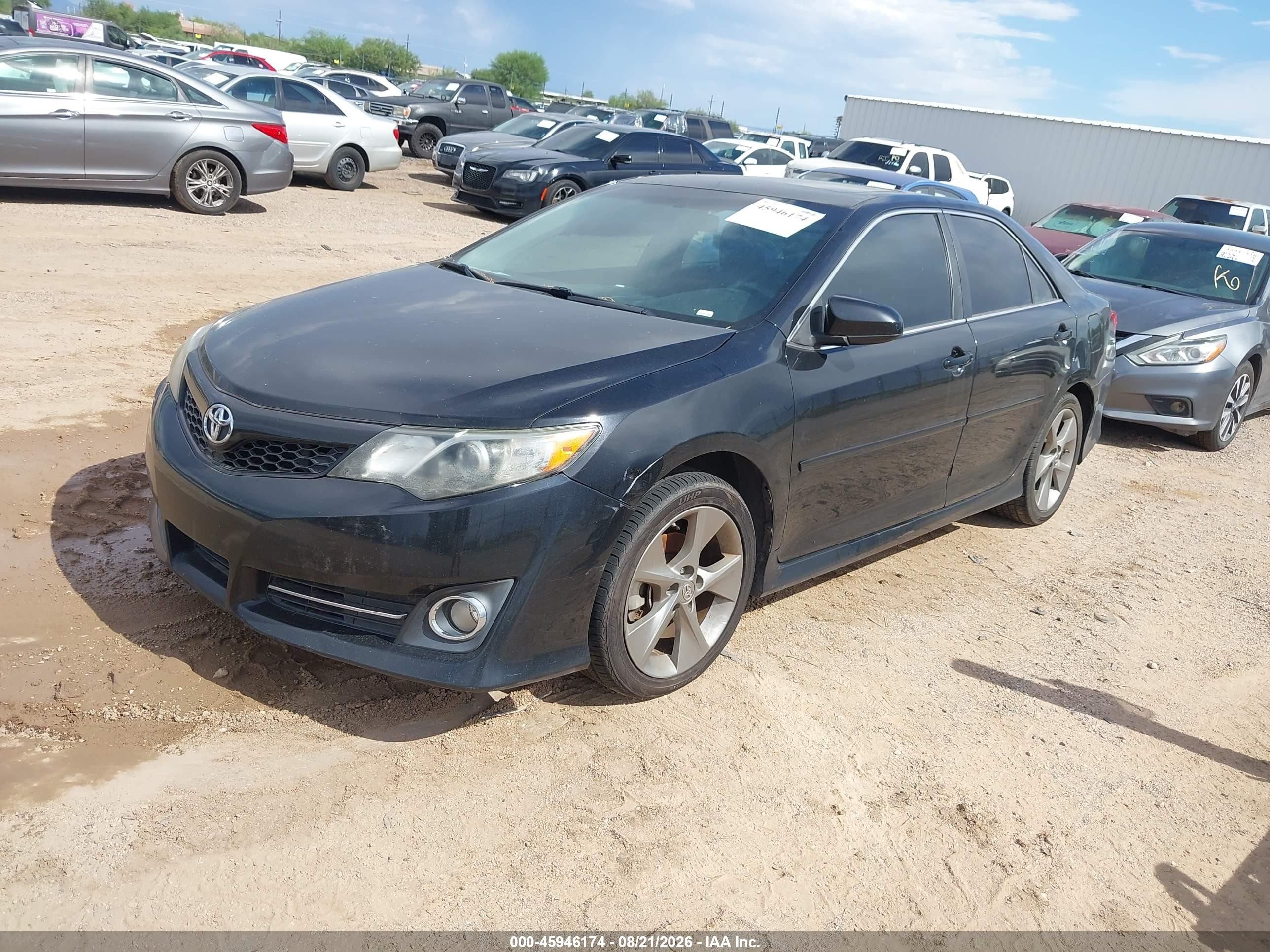 2012 Toyota Camry Se Limited Edition Black vin: 4T1BF1FK6CU165100