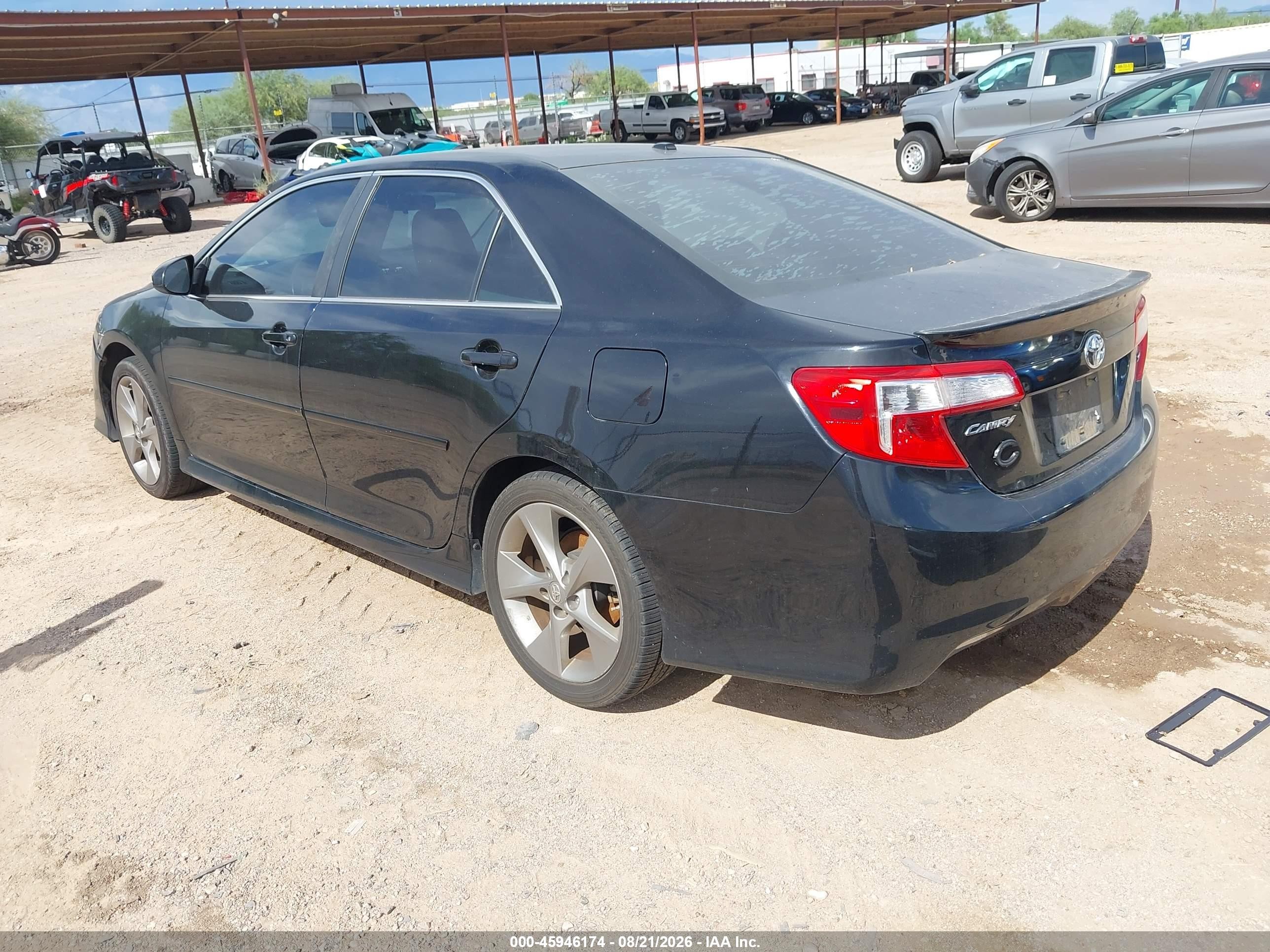 2012 Toyota Camry Se Limited Edition Black vin: 4T1BF1FK6CU165100