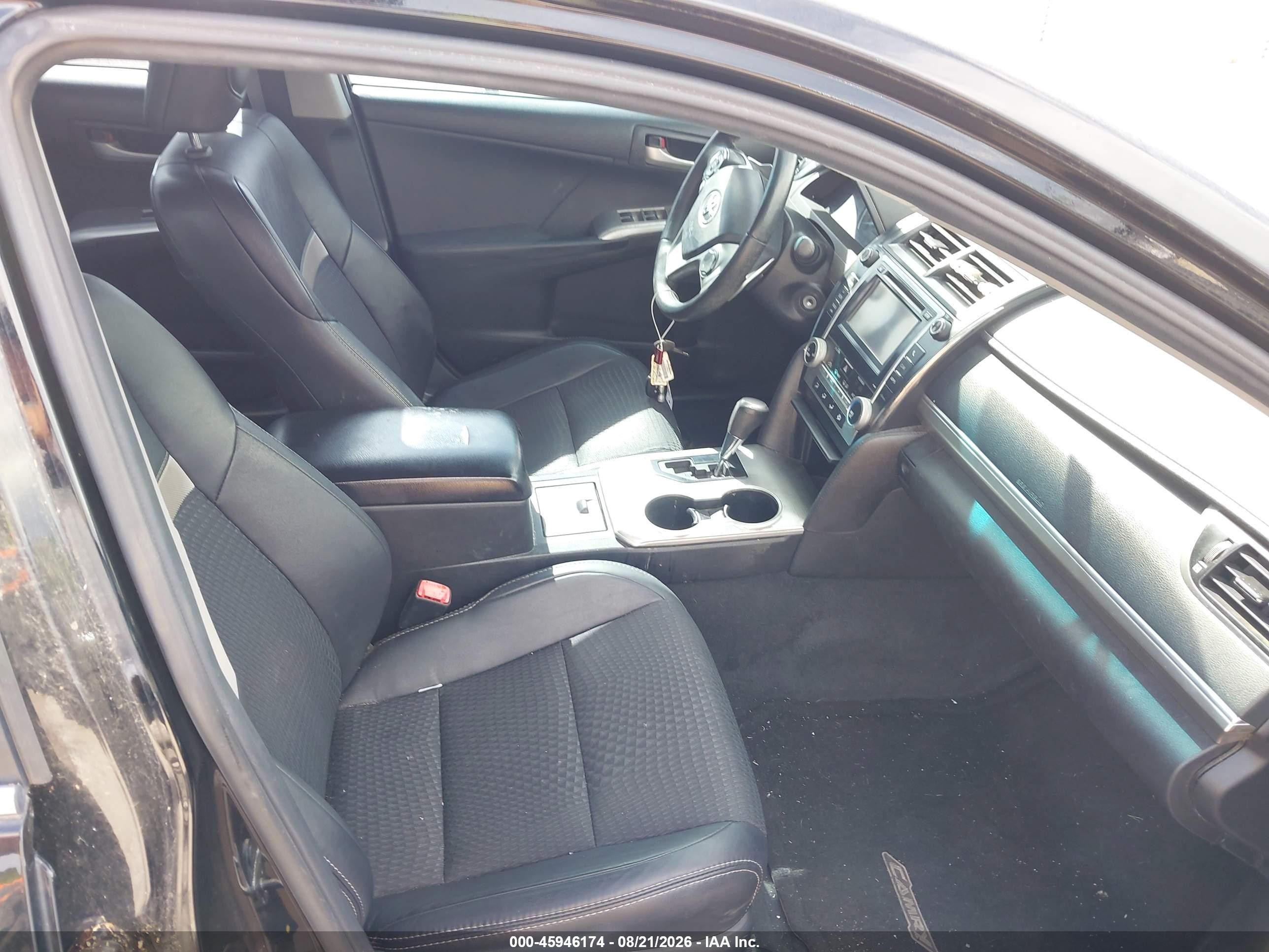 2012 Toyota Camry Se Limited Edition Black vin: 4T1BF1FK6CU165100