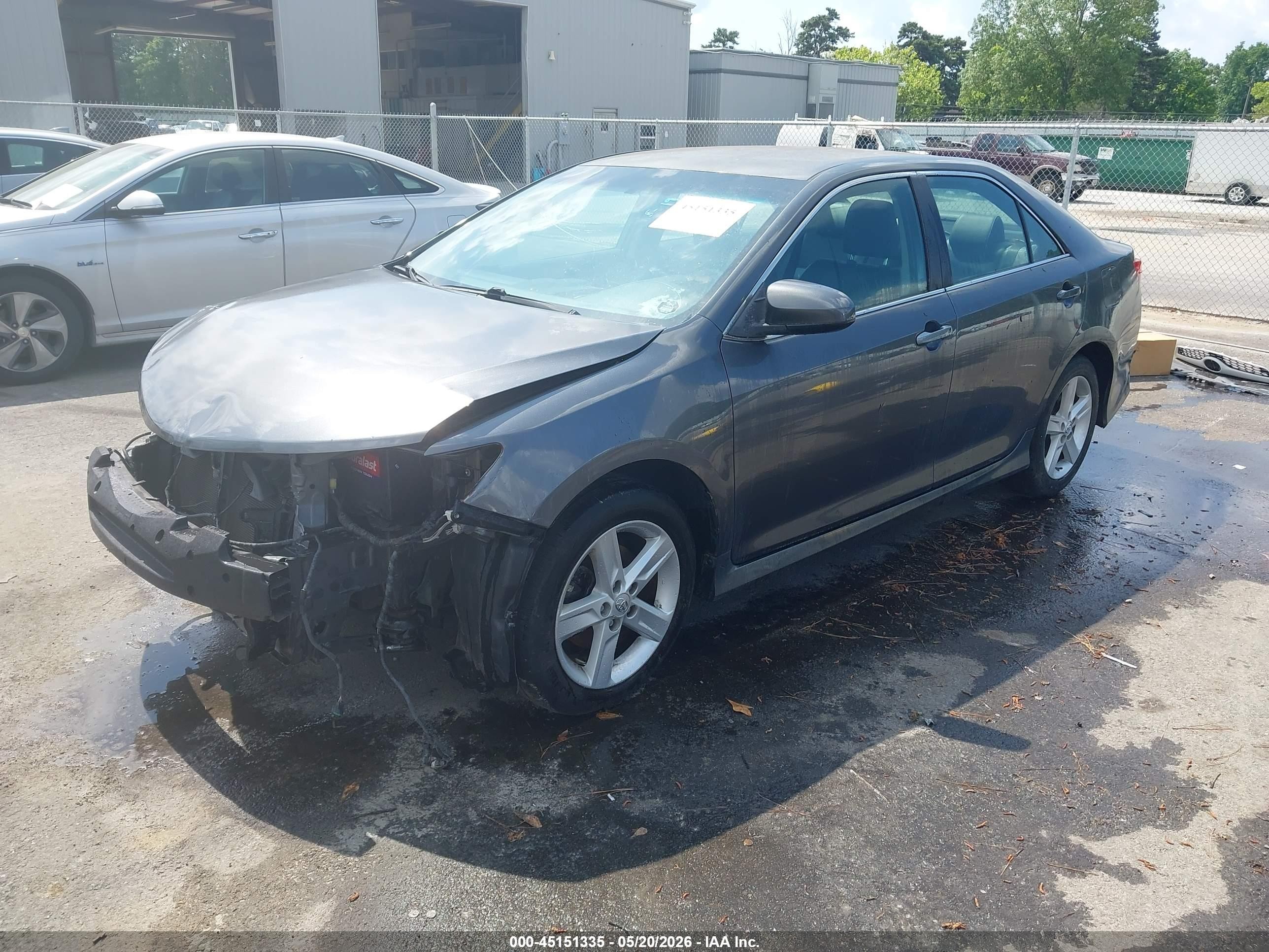 2012 Toyota Camry Se Gray vin: 4T1BF1FK6CU191549