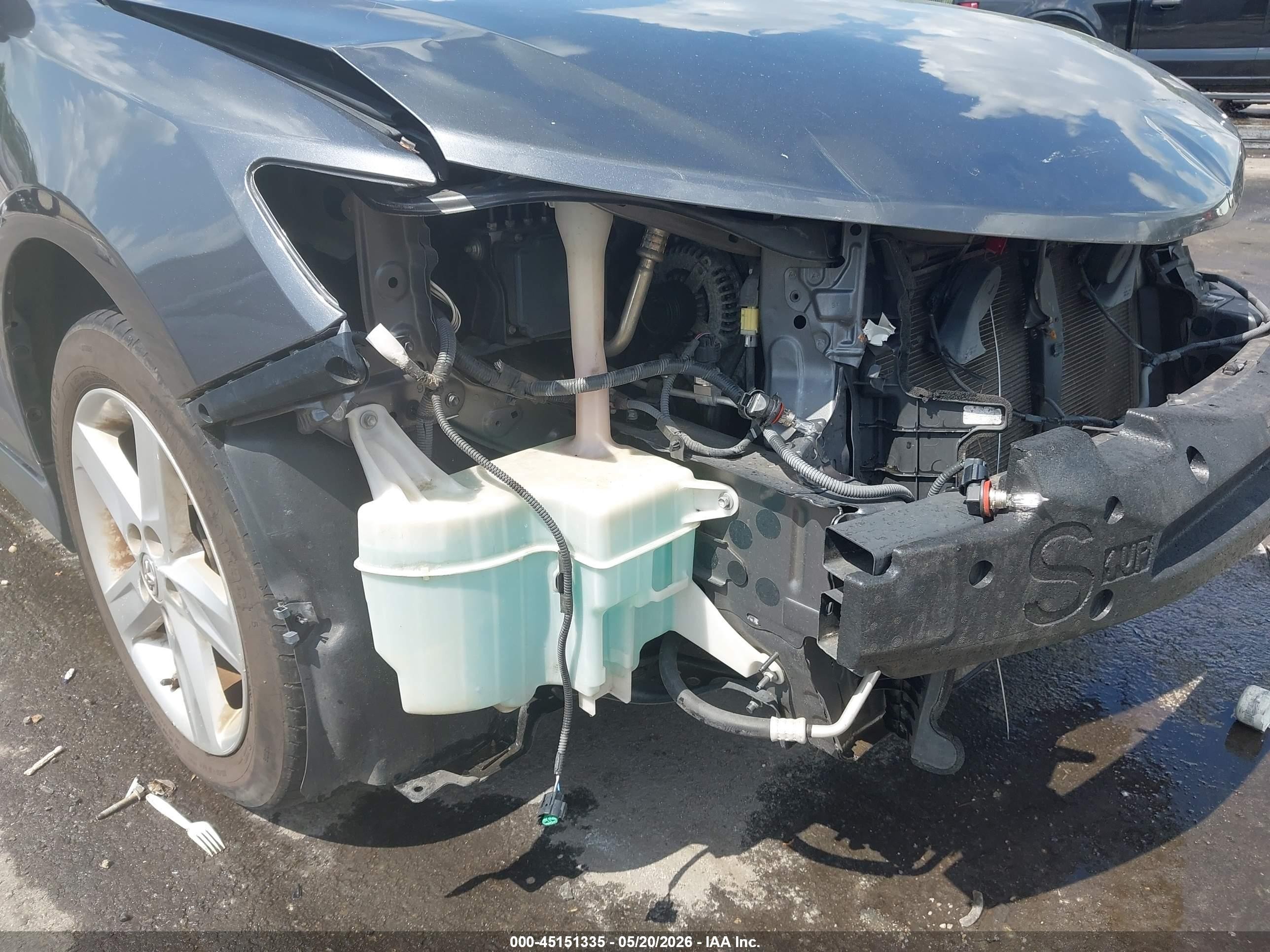 2012 Toyota Camry Se Gray vin: 4T1BF1FK6CU191549