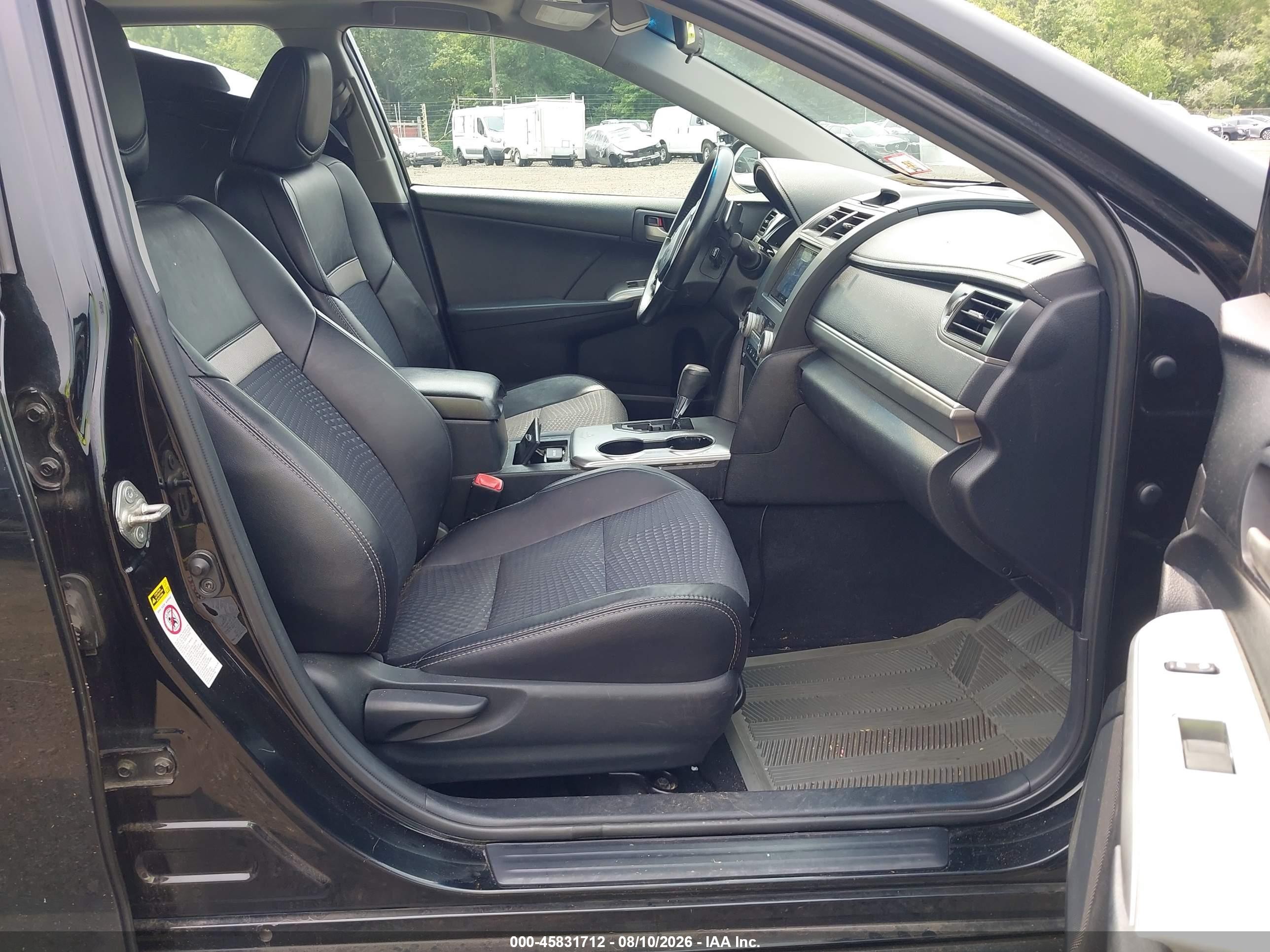2012 Toyota Camry Se Limited Edition Черный vin: 4T1BF1FK6CU192930