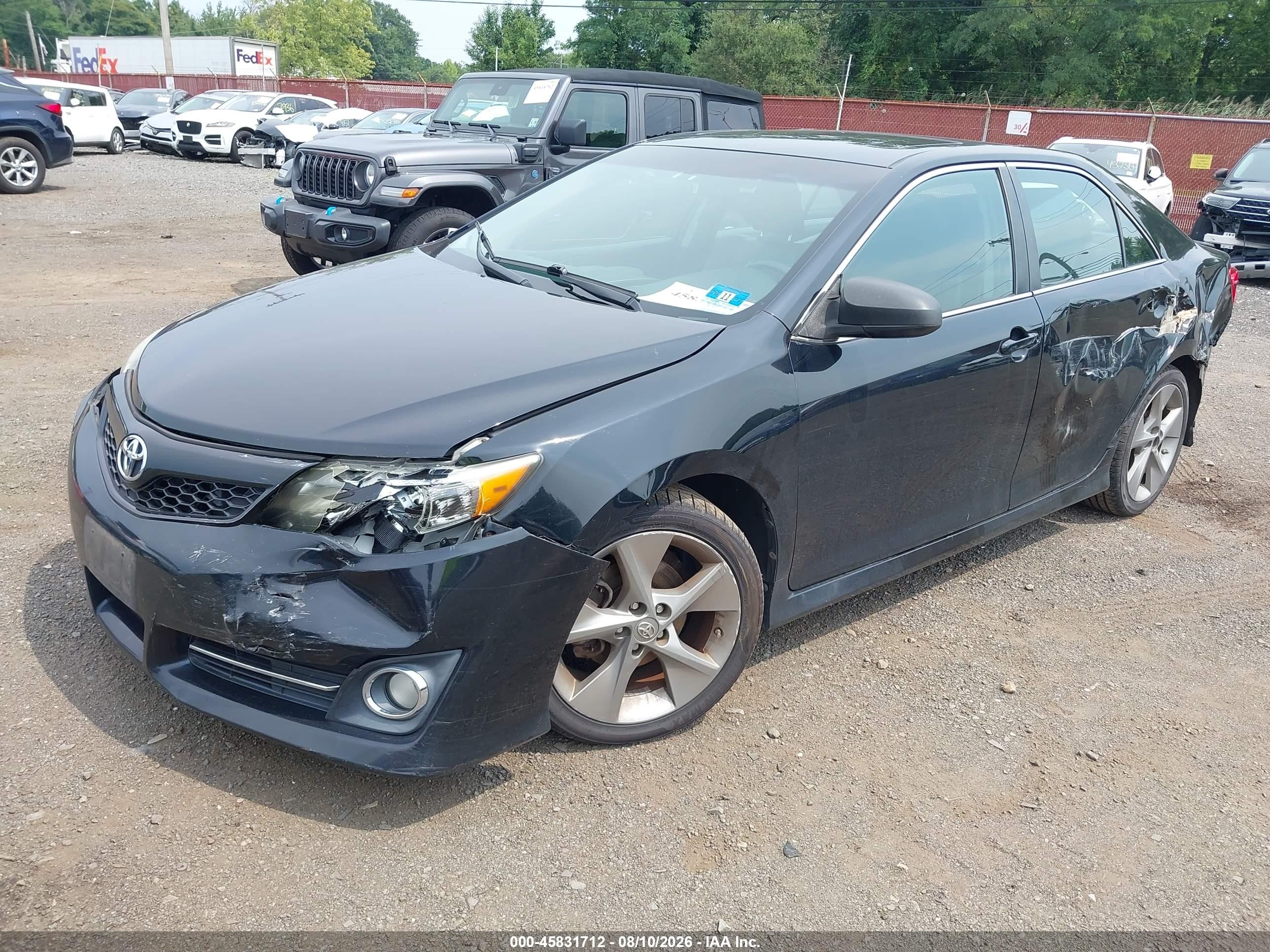 2012 Toyota Camry Se Limited Edition Черный vin: 4T1BF1FK6CU192930