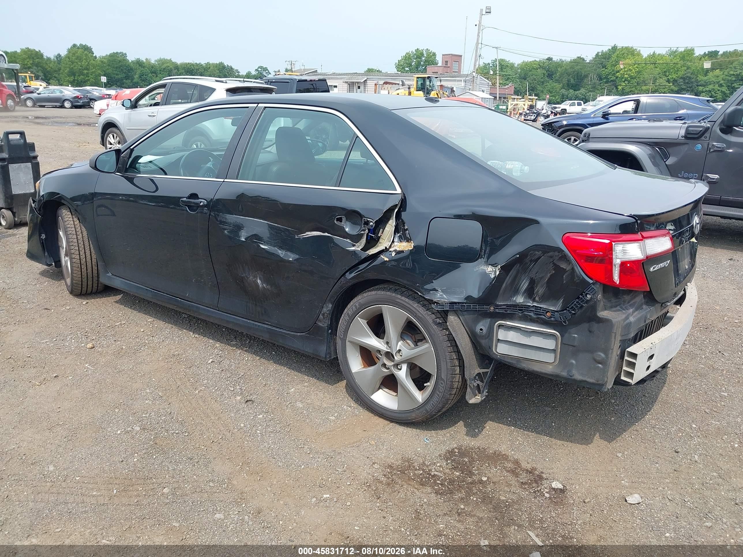 2012 Toyota Camry Se Limited Edition Черный vin: 4T1BF1FK6CU192930