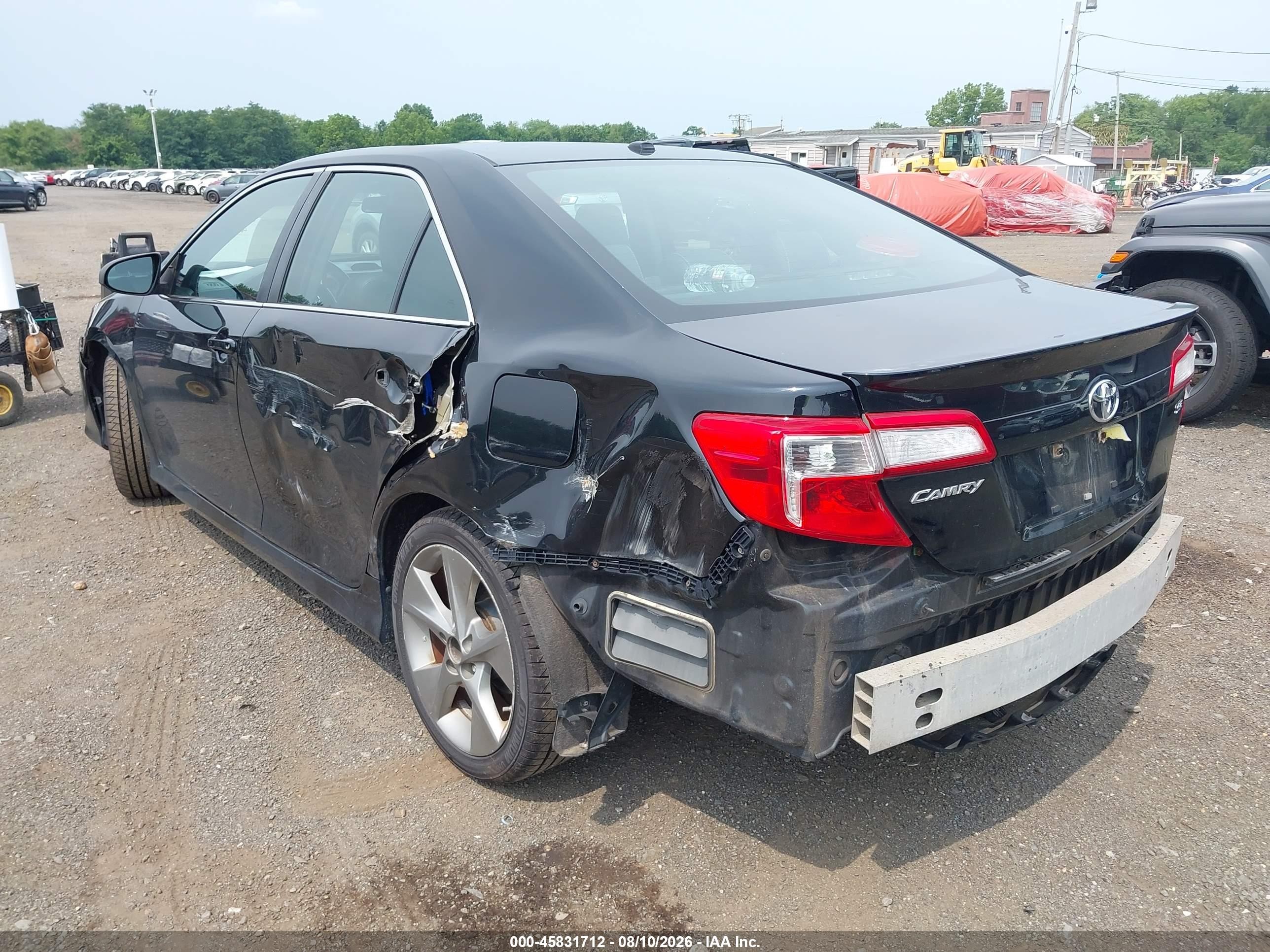2012 Toyota Camry Se Limited Edition Черный vin: 4T1BF1FK6CU192930