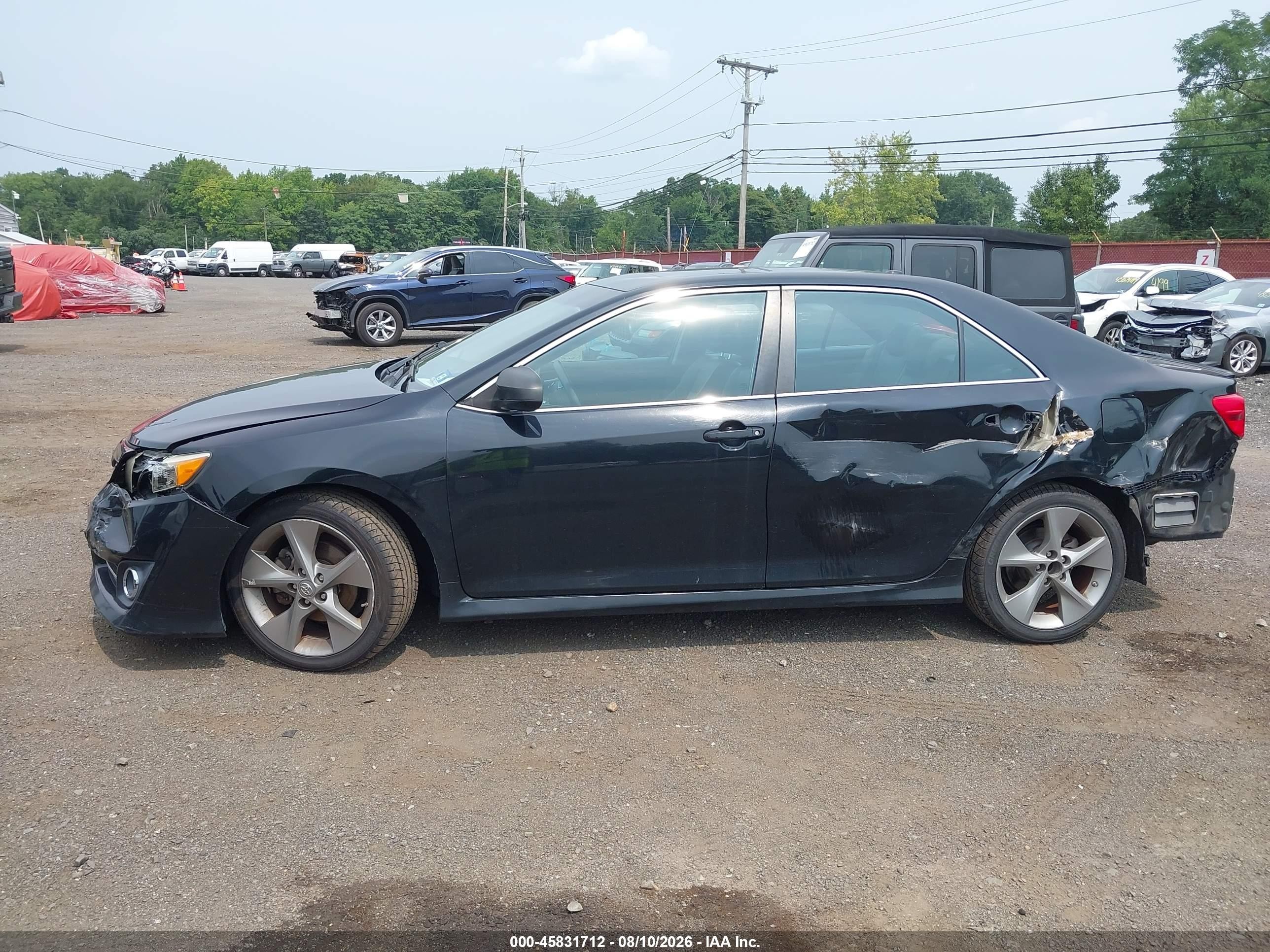 2012 Toyota Camry Se Limited Edition Черный vin: 4T1BF1FK6CU192930