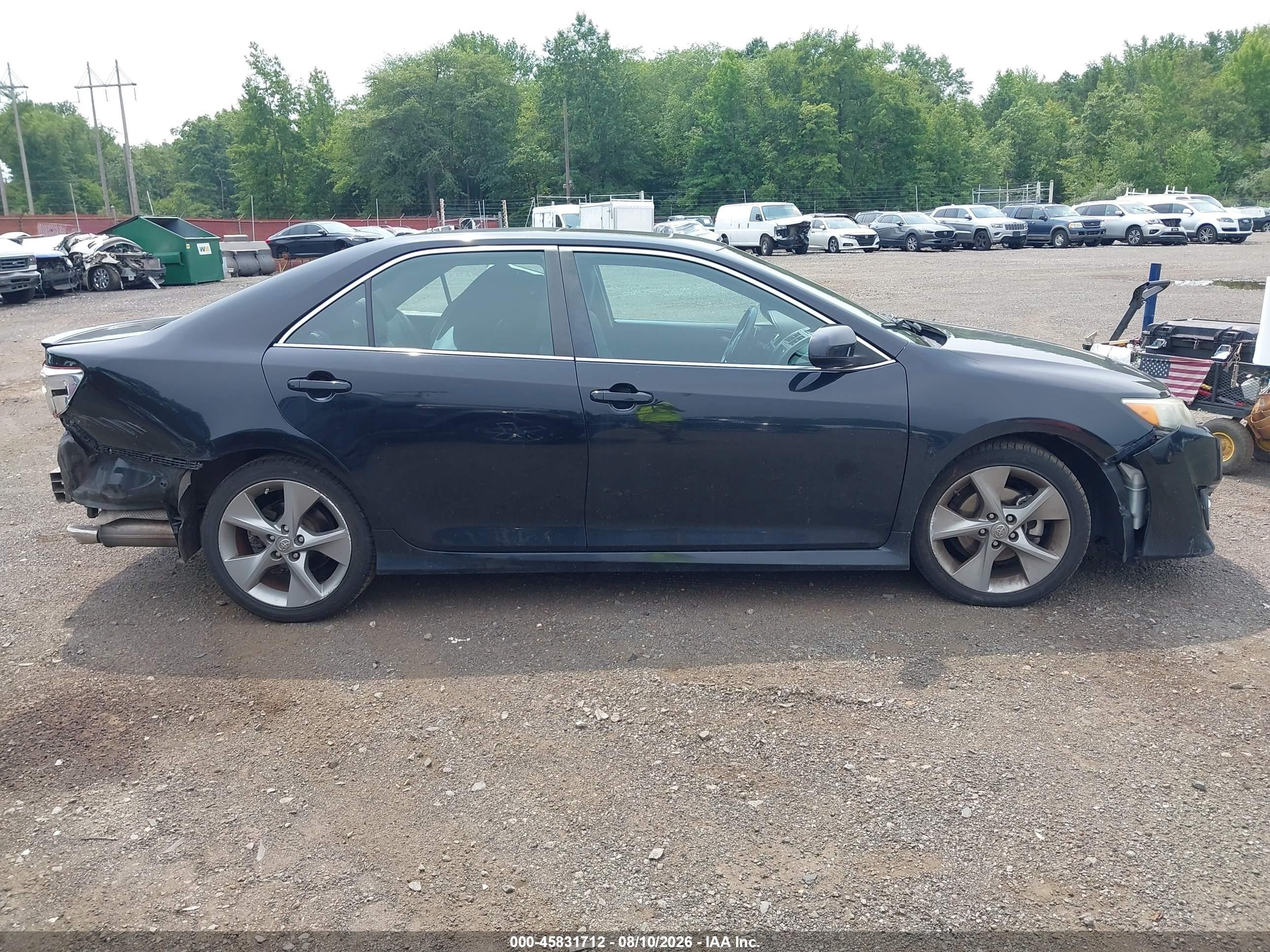 2012 Toyota Camry Se Limited Edition Черный vin: 4T1BF1FK6CU192930