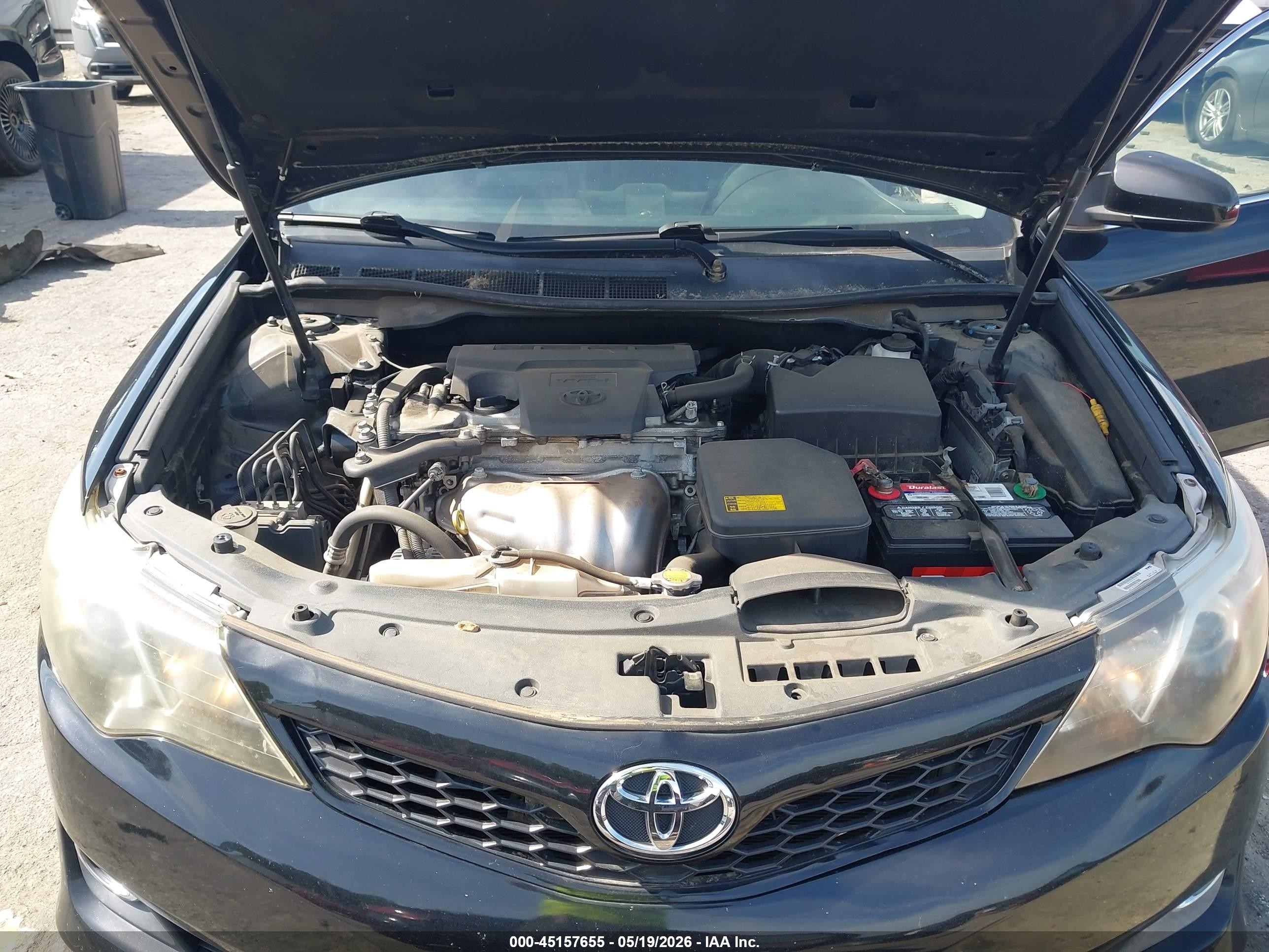 2012 Toyota Camry Se Black vin: 4T1BF1FK6CU202758
