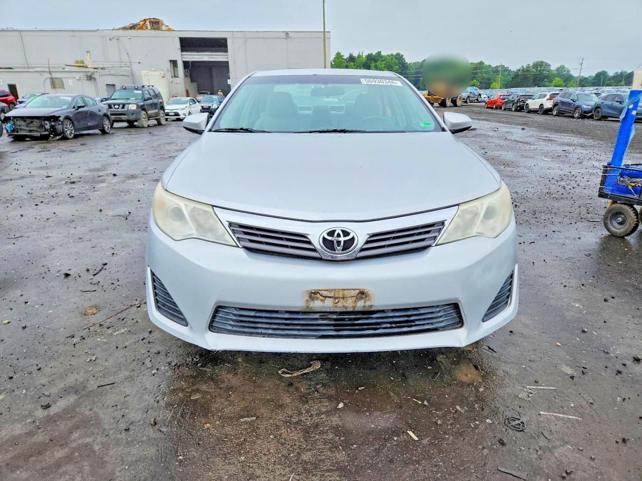 2012 Toyota Camry L Silver vin: 4T1BF1FK6CU507886