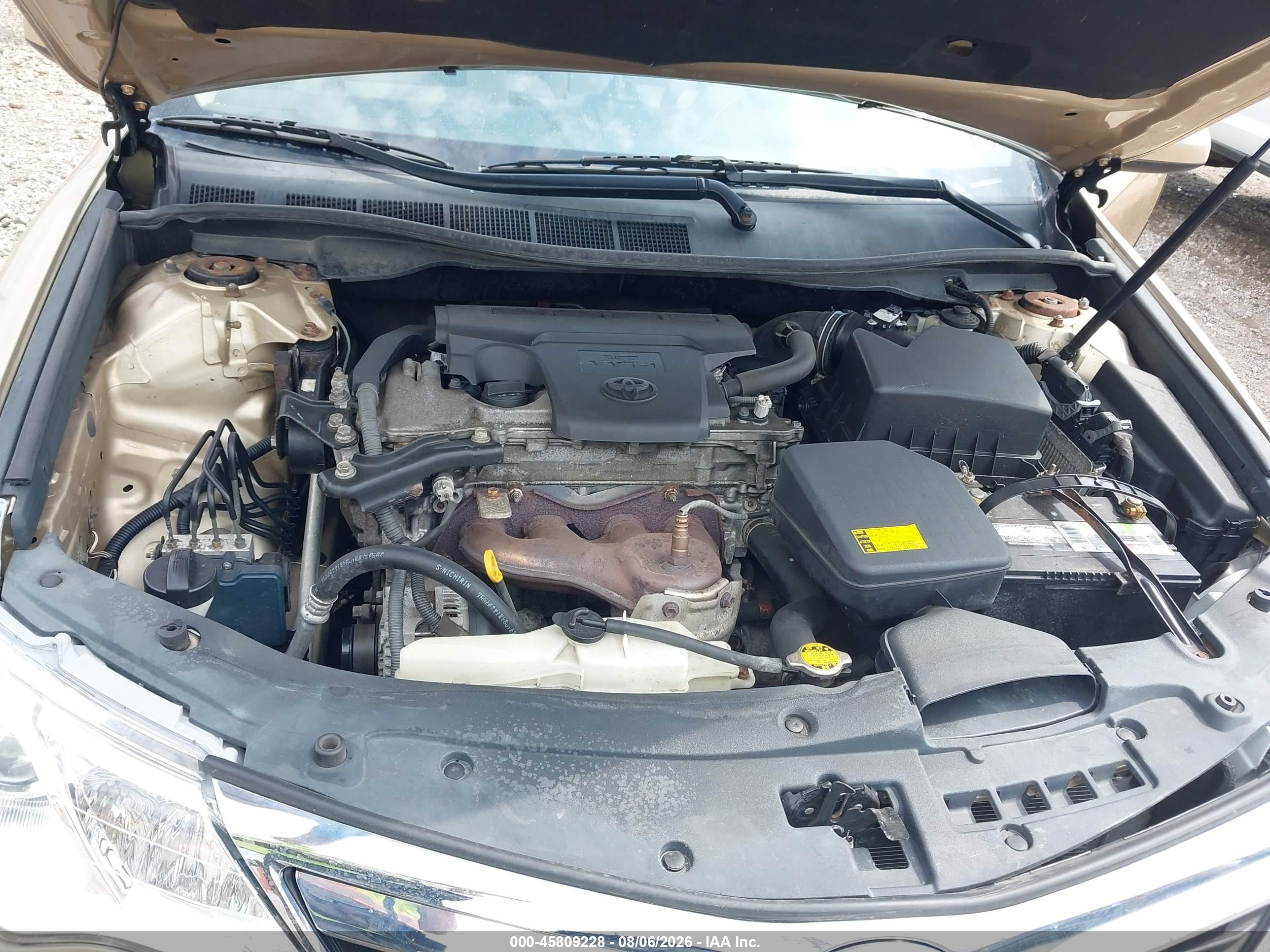 2012 Toyota Camry Le Золотой vin: 4T1BF1FK6CU510836