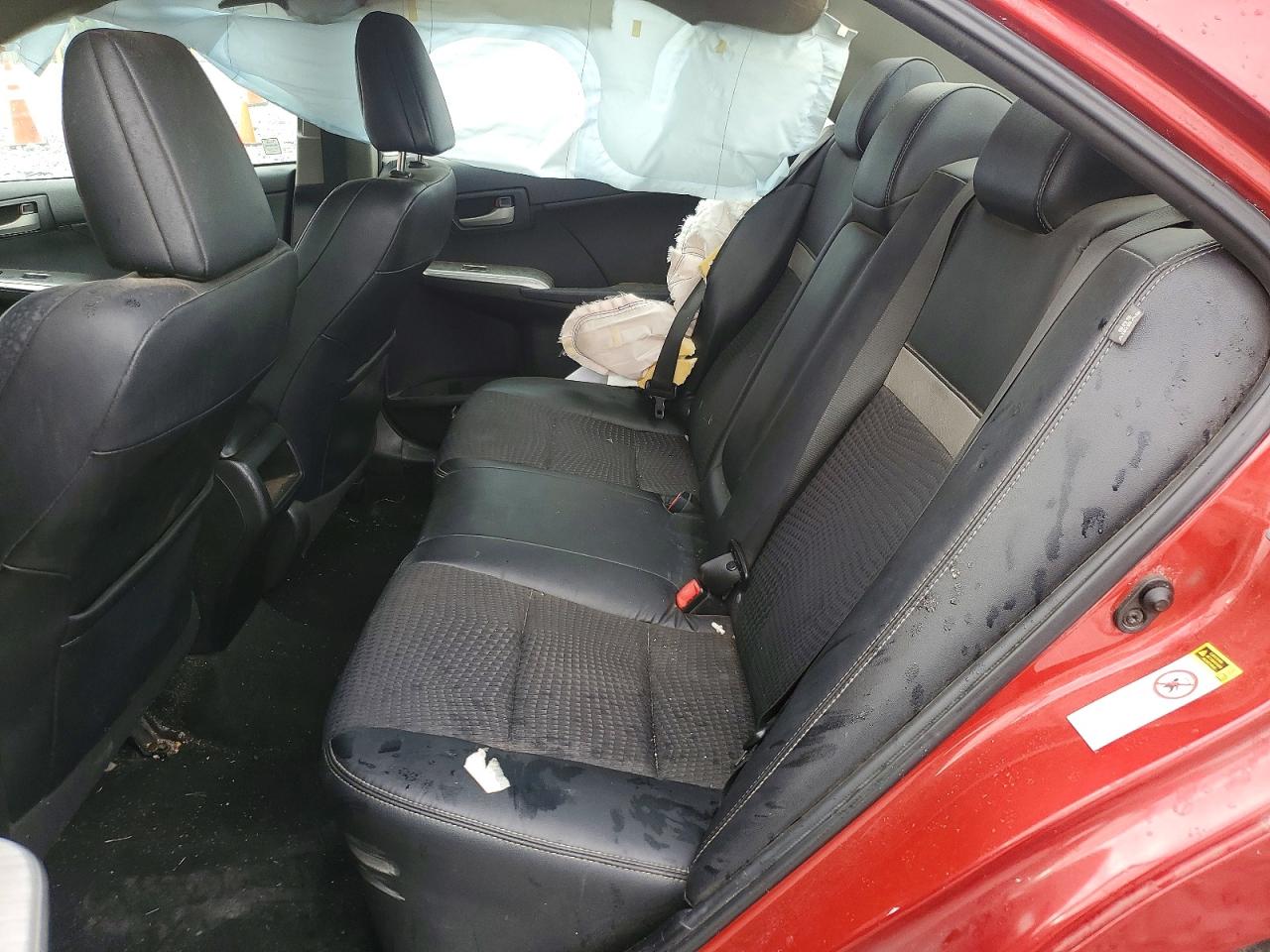 2012 Toyota Camry Se Red vin: 4T1BF1FK6CU519651