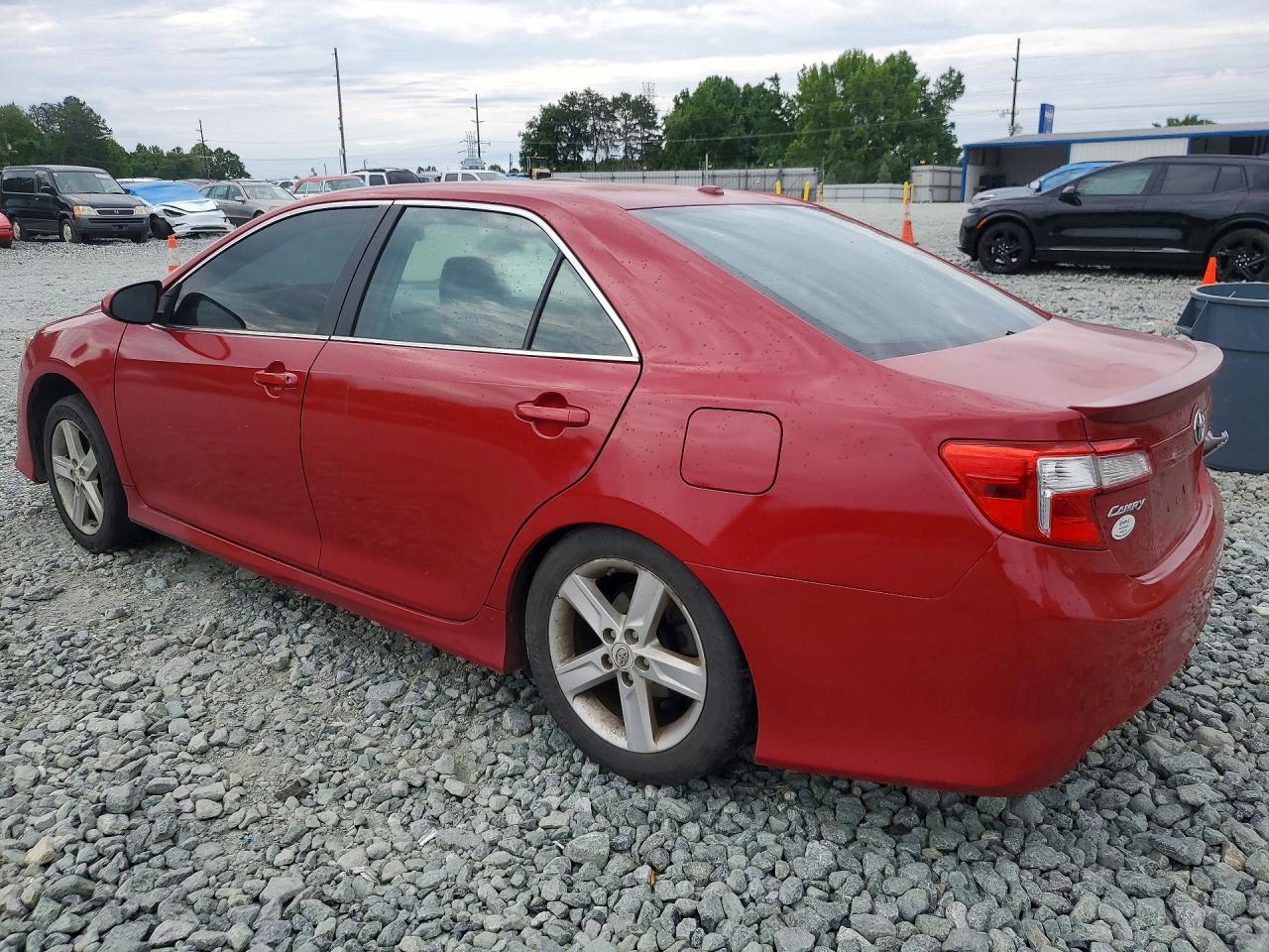 2012 Toyota Camry Se Red vin: 4T1BF1FK6CU519651