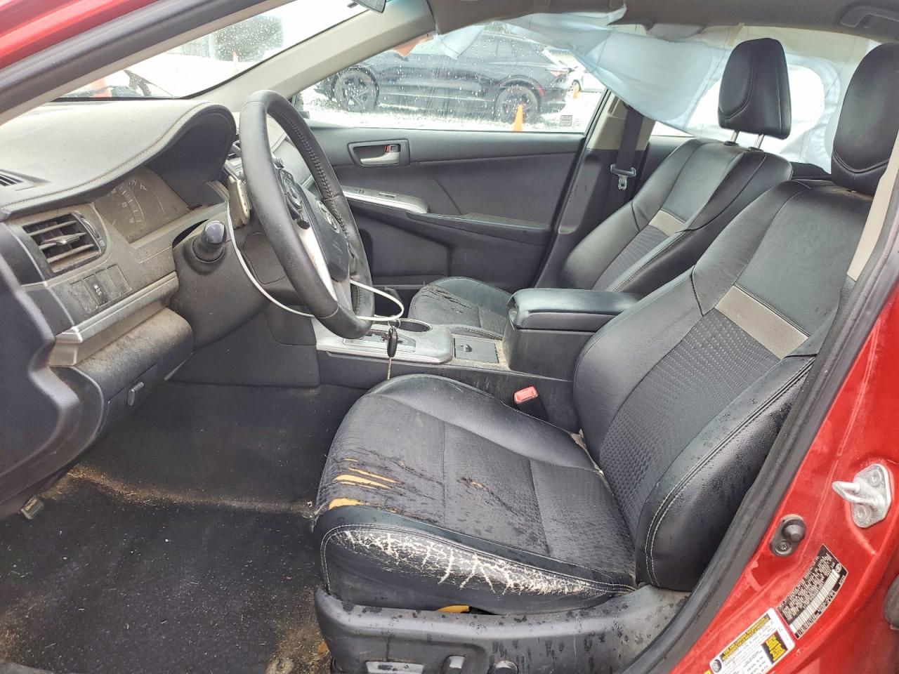 2012 Toyota Camry Se Red vin: 4T1BF1FK6CU519651