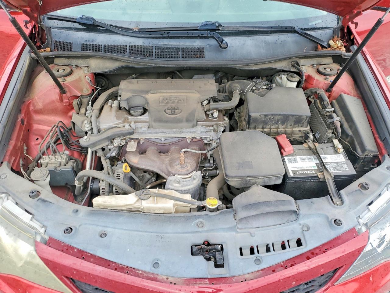 2012 Toyota Camry Se Red vin: 4T1BF1FK6CU519651