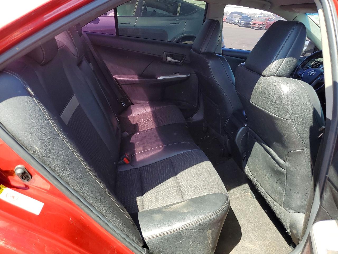 2012 Toyota Camry Se Red vin: 4T1BF1FK6CU523554
