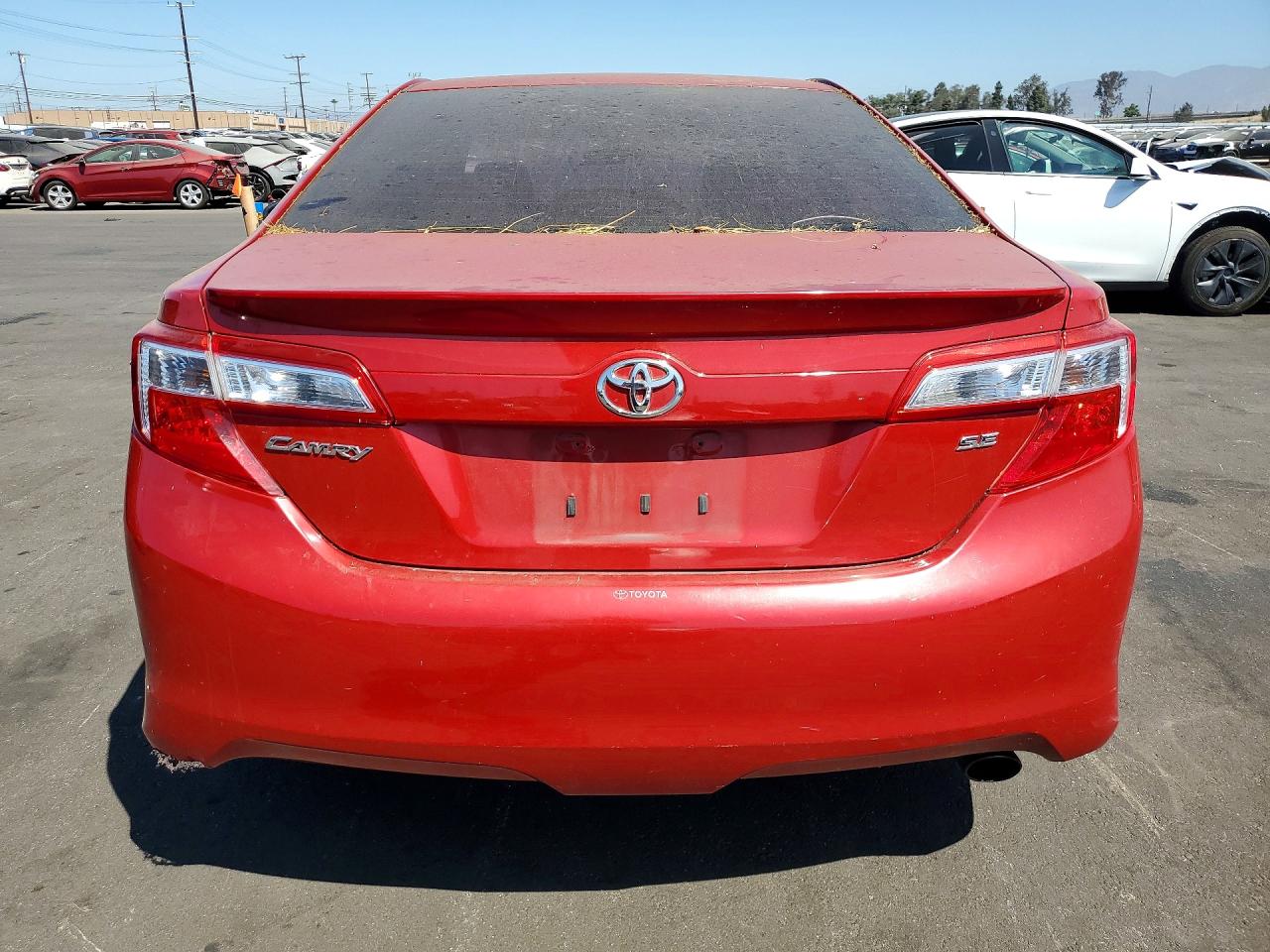 2012 Toyota Camry Se Red vin: 4T1BF1FK6CU523554