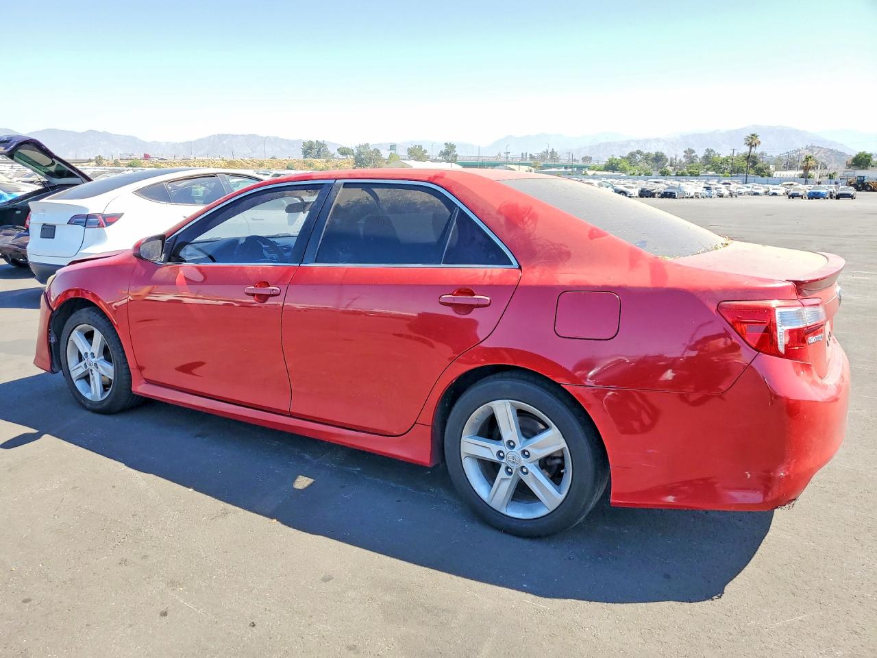 2012 Toyota Camry Se Red vin: 4T1BF1FK6CU523554