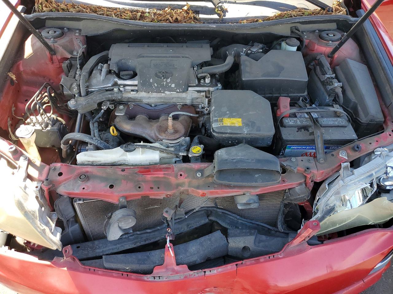 2012 Toyota Camry Se Red vin: 4T1BF1FK6CU523554