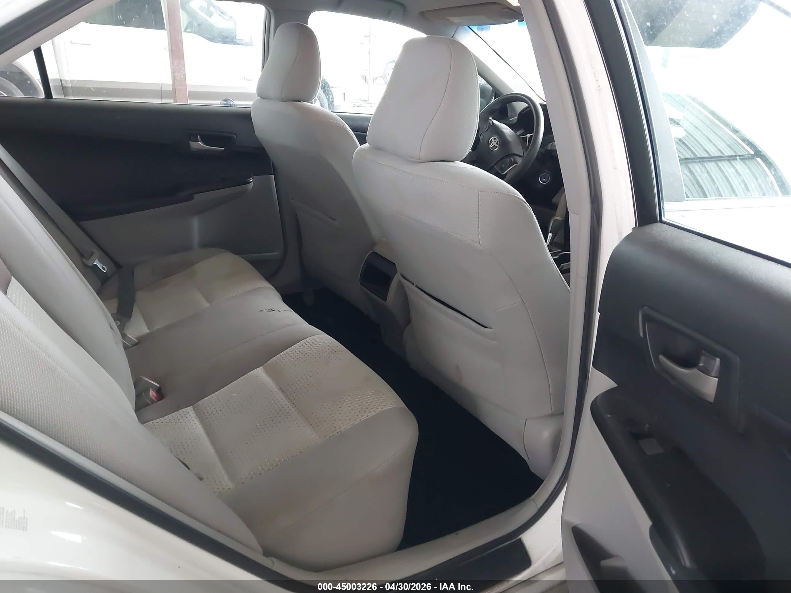 2012 Toyota Camry L/le/se/se Limited Edition/xle Белый vin: 4T1BF1FK6CU525482