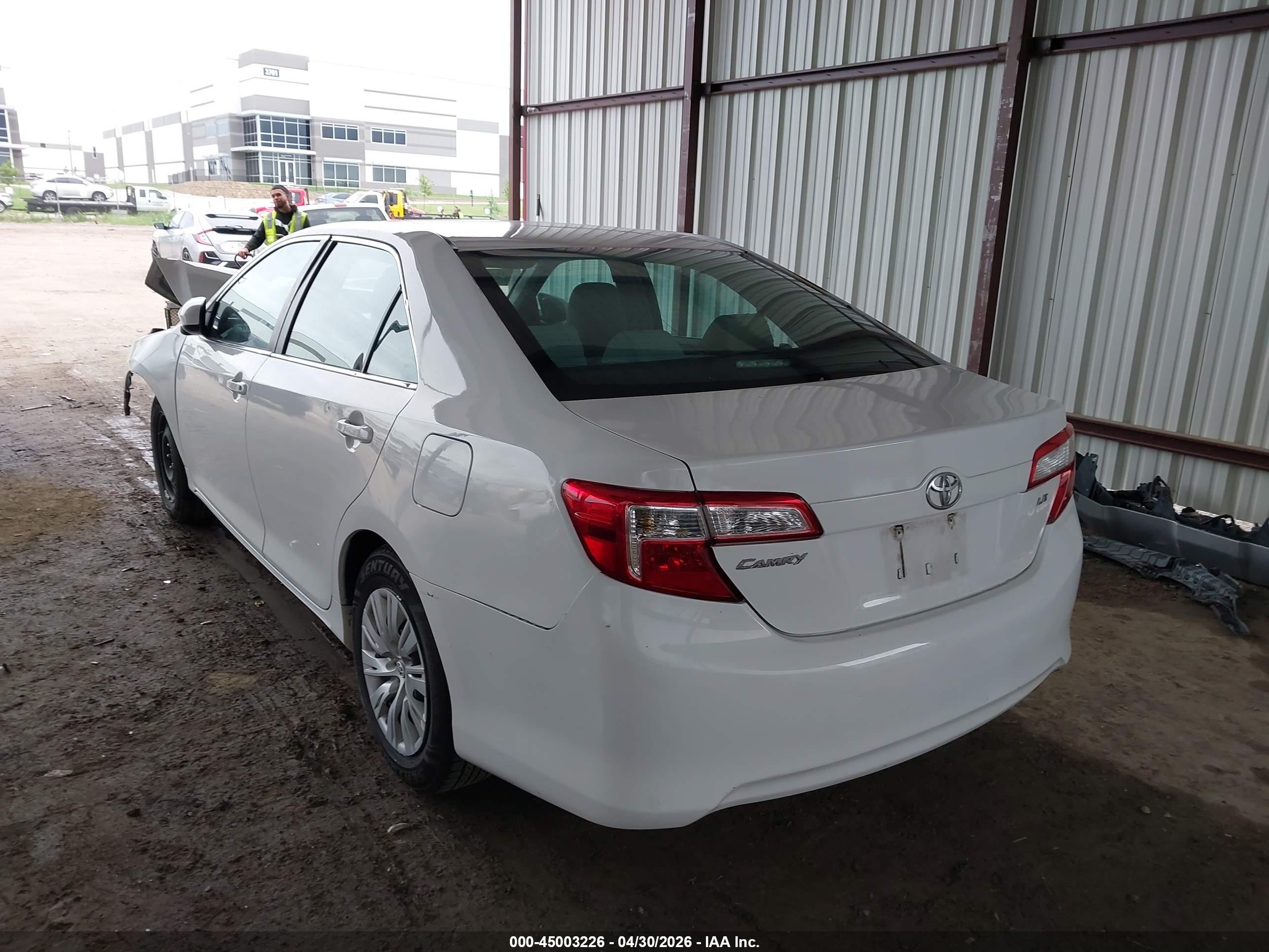 2012 Toyota Camry L/le/se/se Limited Edition/xle Белый vin: 4T1BF1FK6CU525482