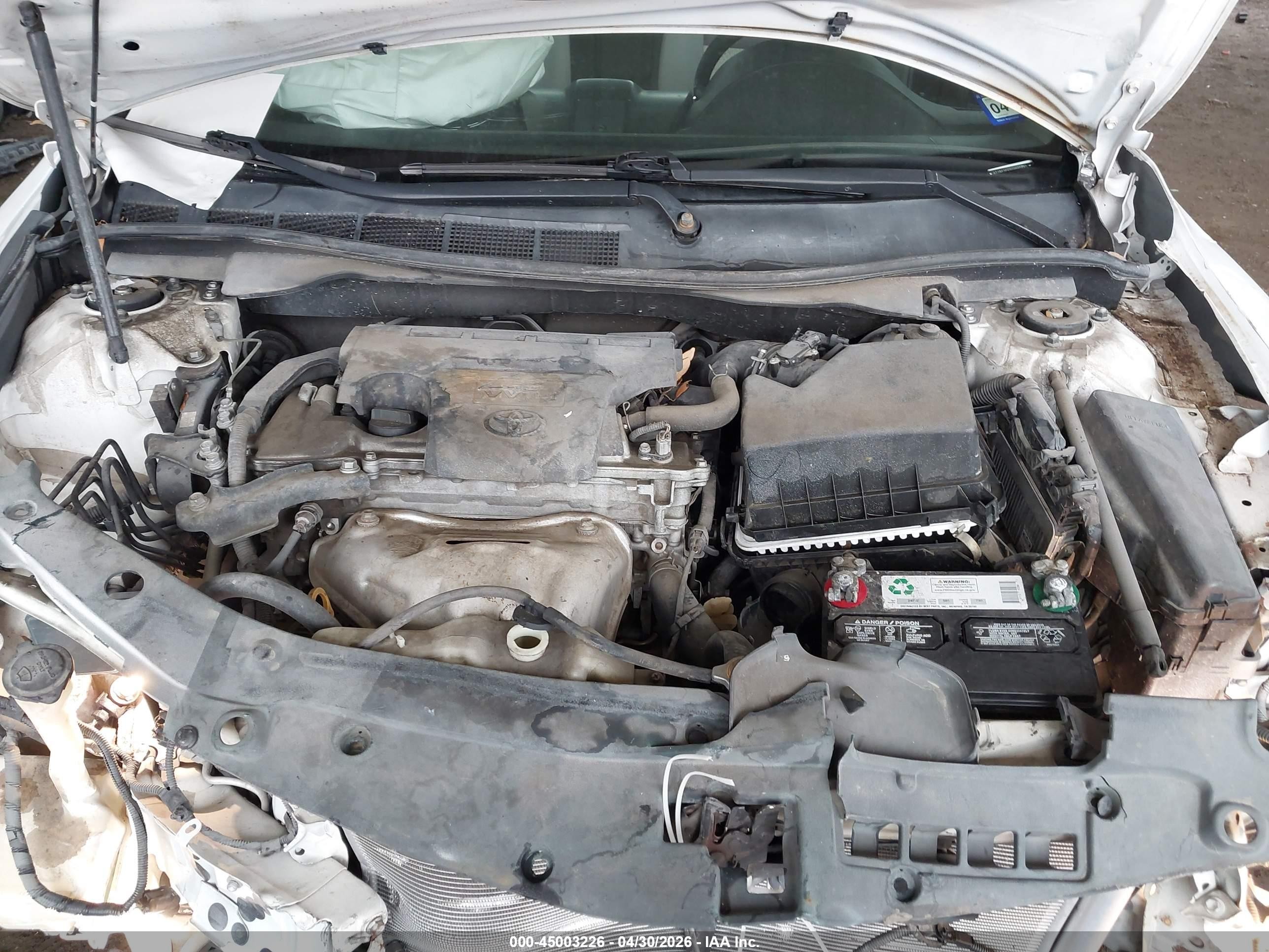 2012 Toyota Camry L/le/se/se Limited Edition/xle Белый vin: 4T1BF1FK6CU525482