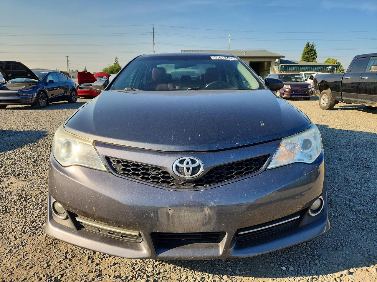 2012 Toyota Camry Se Gray vin: 4T1BF1FK6CU535266