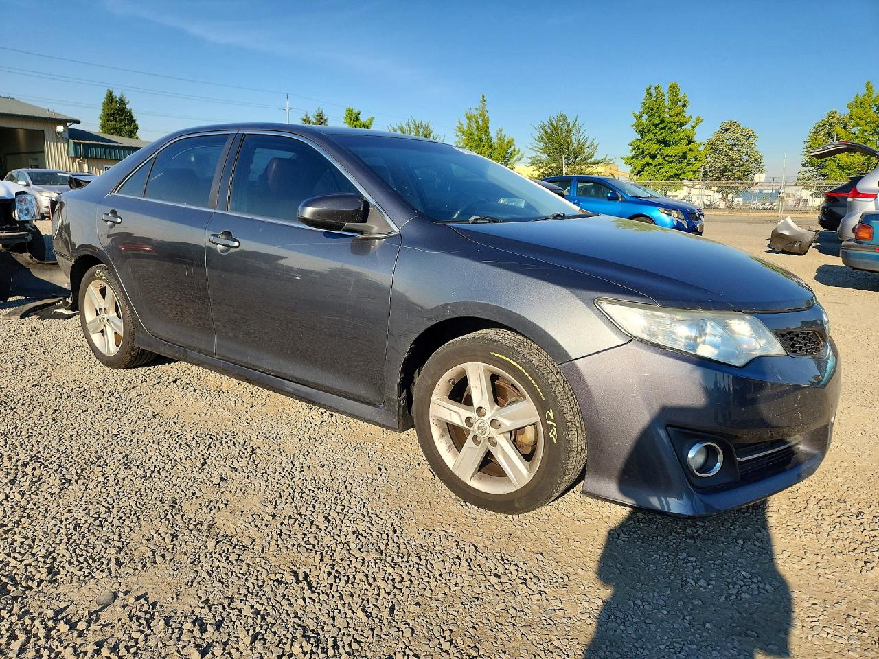 2012 Toyota Camry Se Gray vin: 4T1BF1FK6CU535266
