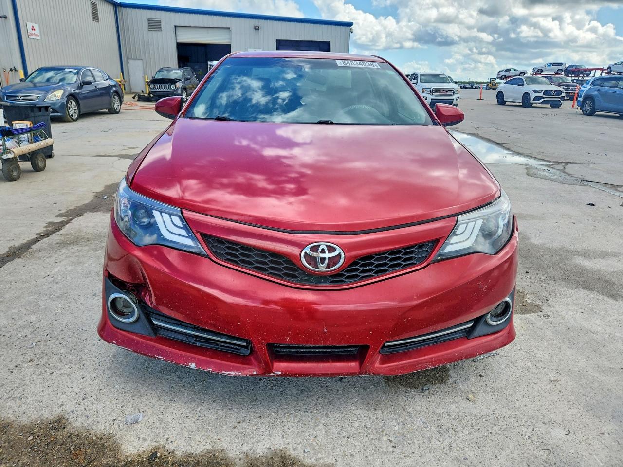 2012 Toyota Camry Se Red vin: 4T1BF1FK6CU544422