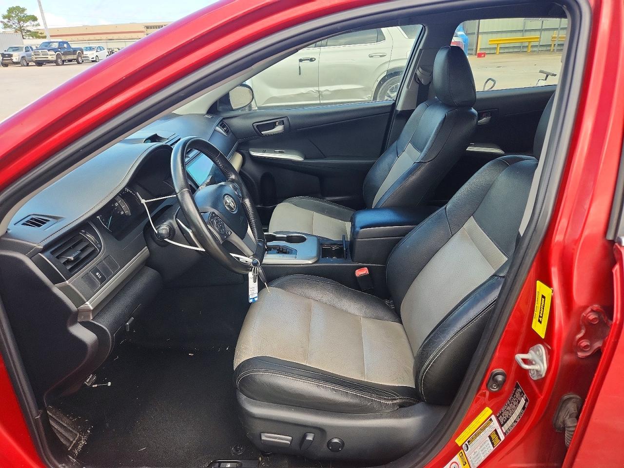 2012 Toyota Camry Se Red vin: 4T1BF1FK6CU544422