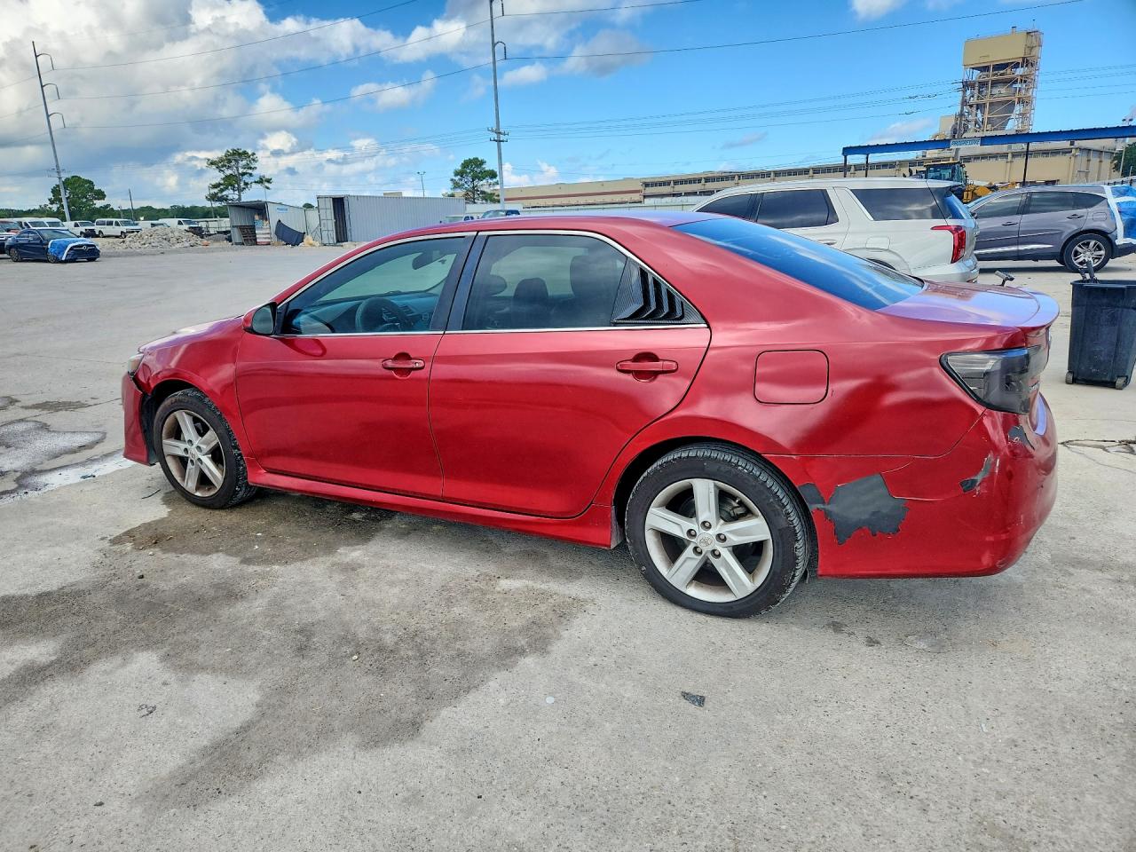 2012 Toyota Camry Se Red vin: 4T1BF1FK6CU544422