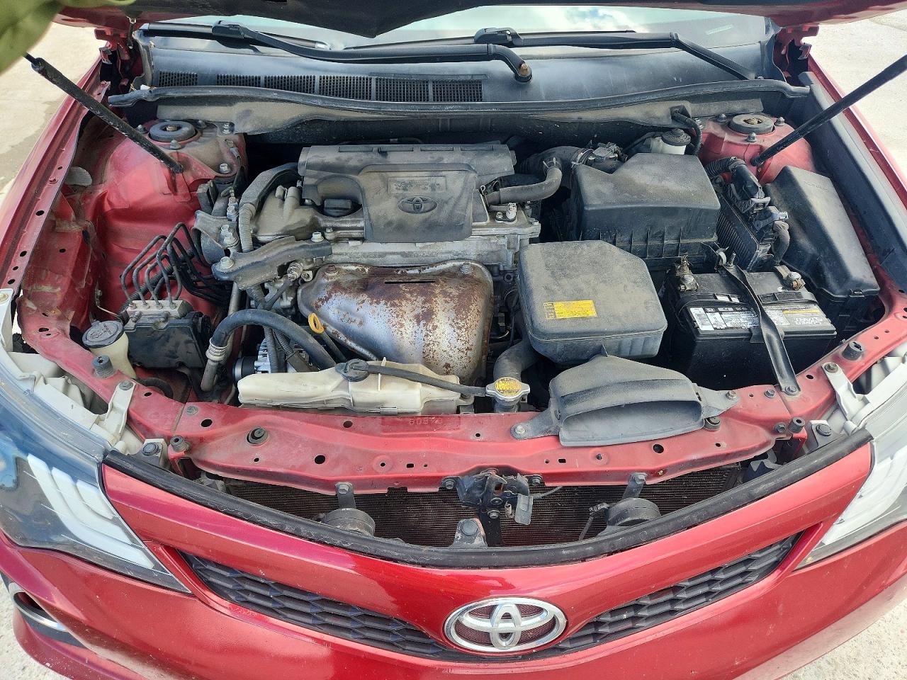 2012 Toyota Camry Se Red vin: 4T1BF1FK6CU544422