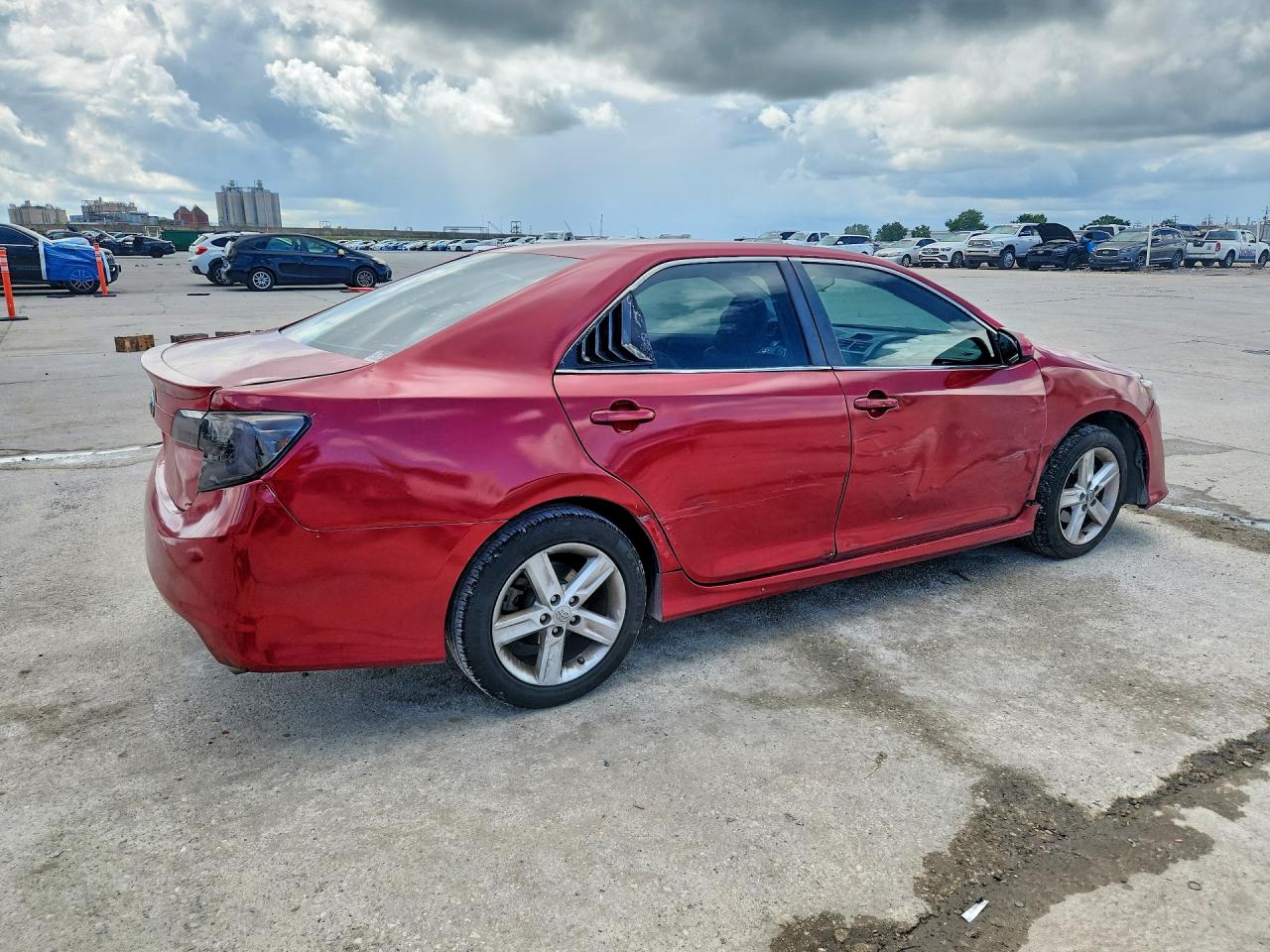 2012 Toyota Camry Se Red vin: 4T1BF1FK6CU544422