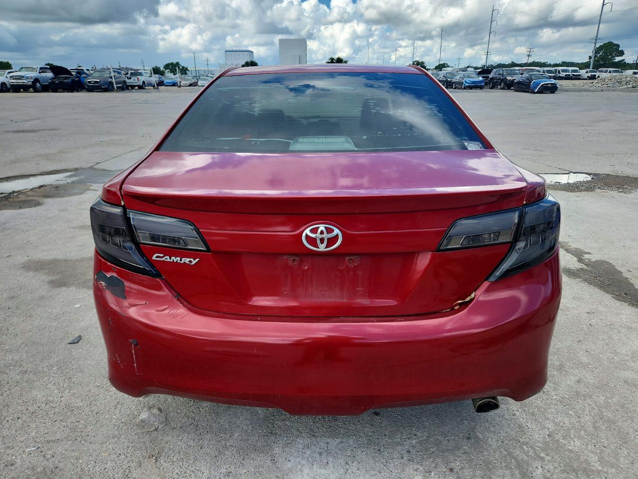 2012 Toyota Camry Se Red vin: 4T1BF1FK6CU544422